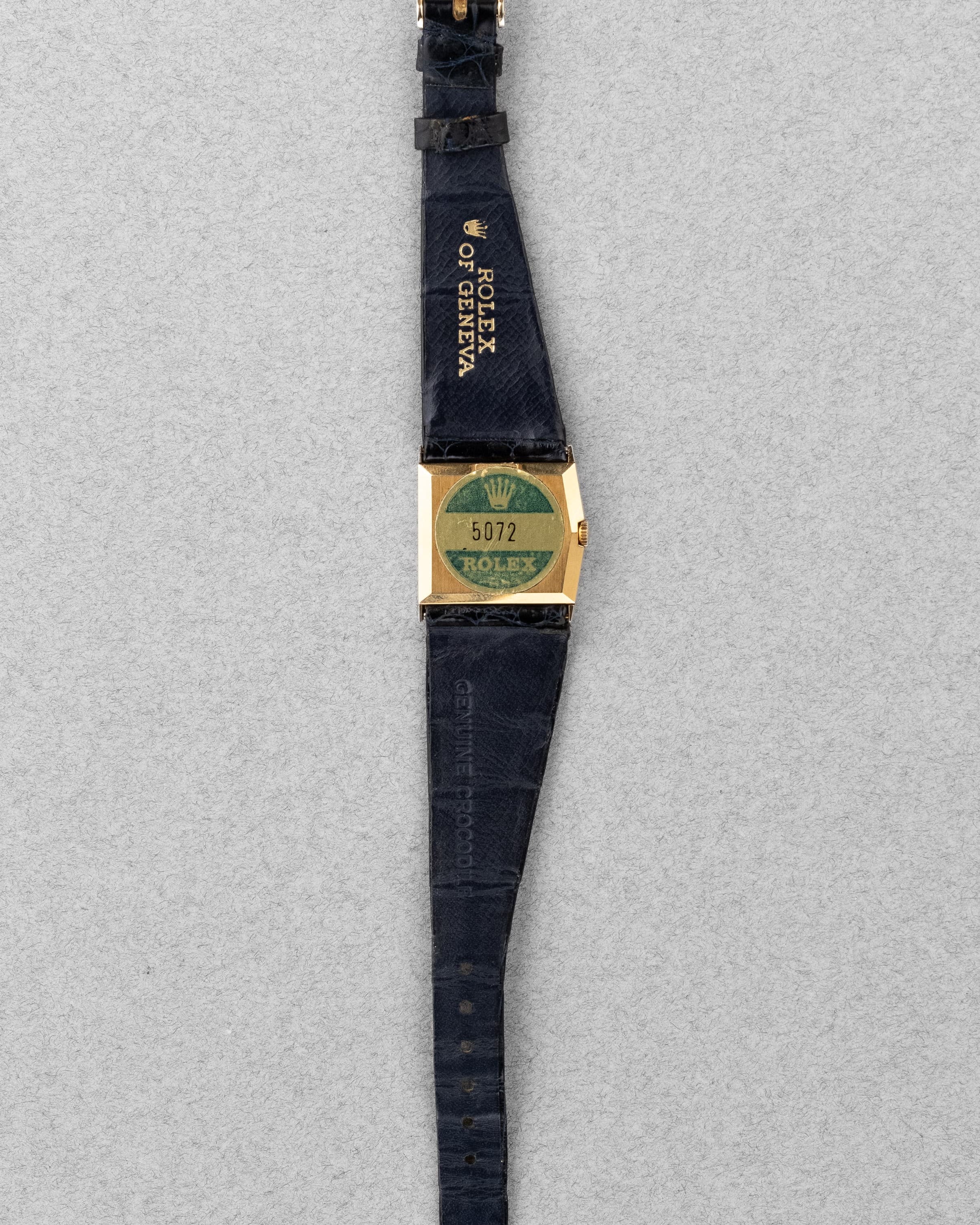 BSPW Superbe et Rare Rolex Cellini/Midas réf. 5072 en or jaune et cadran bleu de 1981 – 100% d'origine - Overview