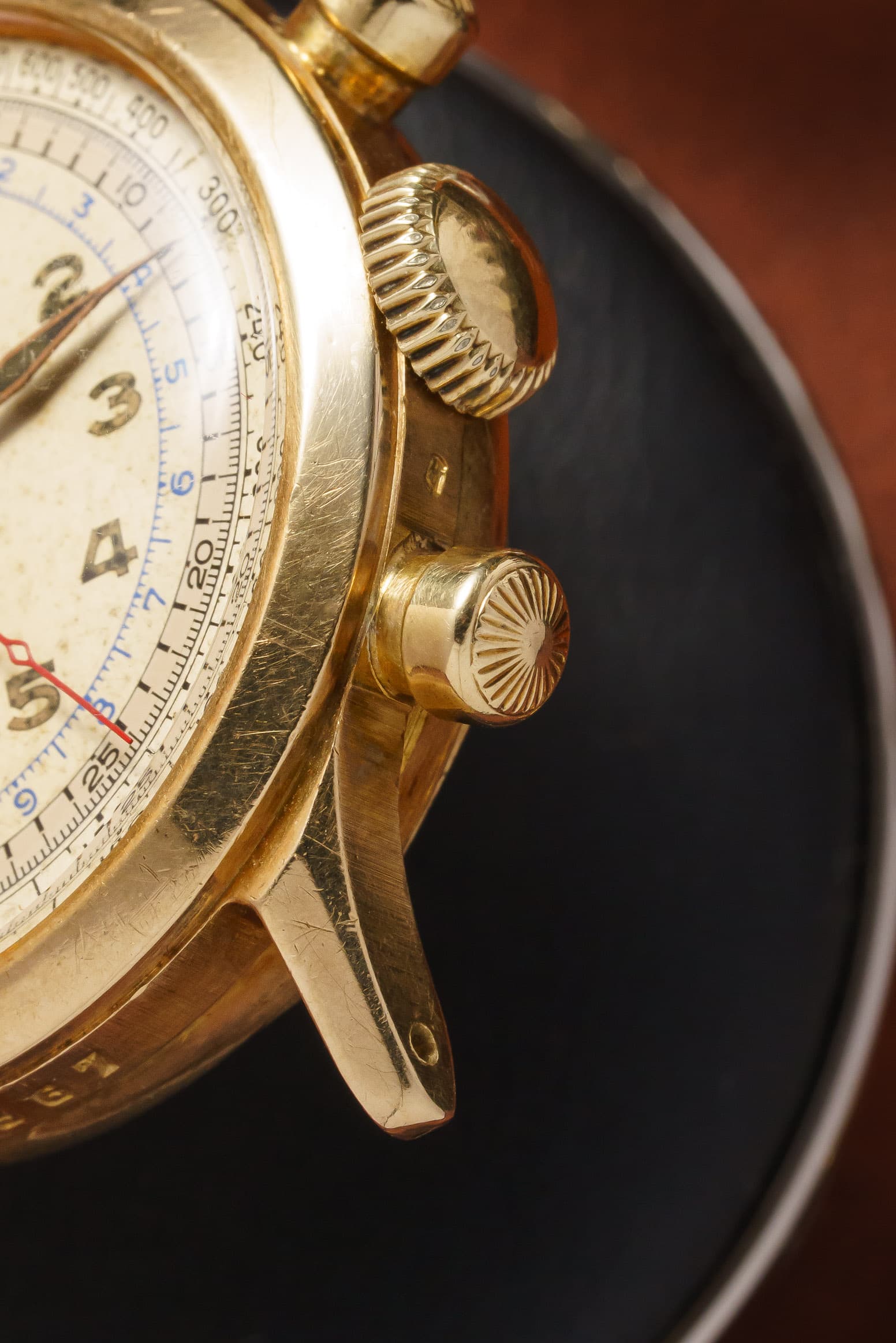 C9AB 極めて稀少なMido Multi-Centerchrono 14金無垢製、1945年頃 - 右側面
