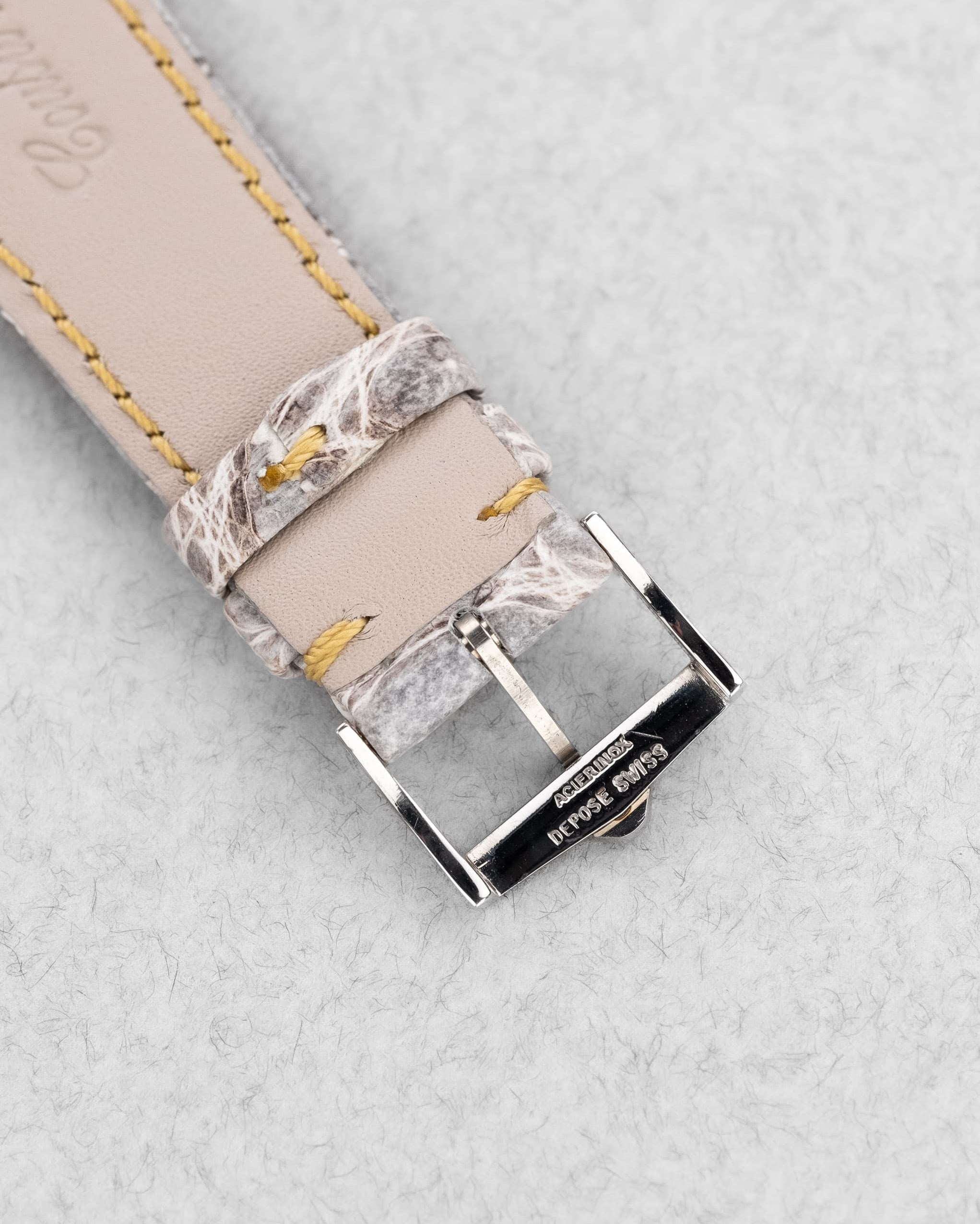 CDVP Jaeger-LeCoultre Memovox Édition Spéciale à 300 ex. « Jubilé 150 Ans » de 1983, réf. 141.012.5 – Neuve de stock - Buckle Inside