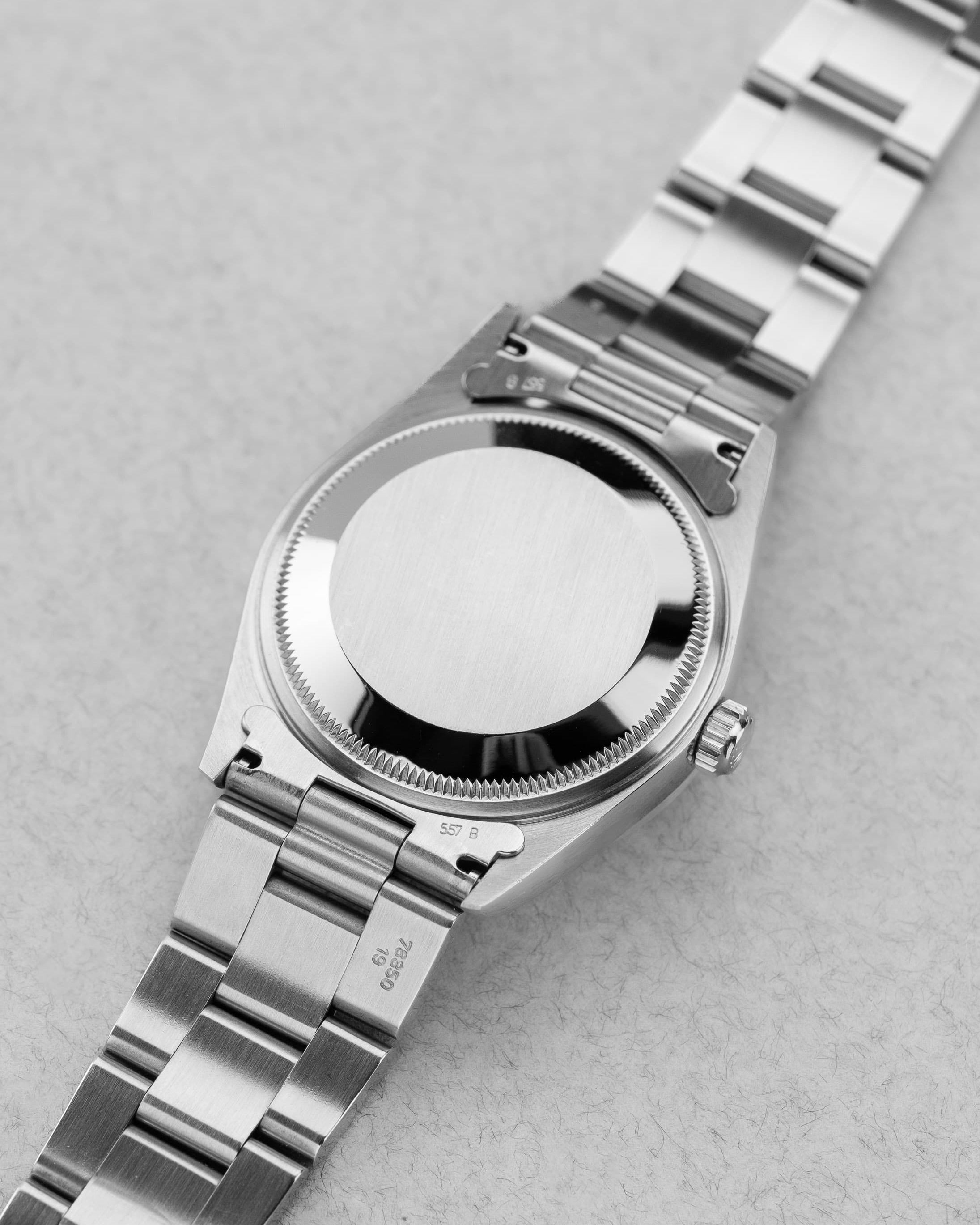 CYNX-Z1 Rolex Oyster Perpetual Date 15200 de 1995-1996 – Cadran bleu - Back
