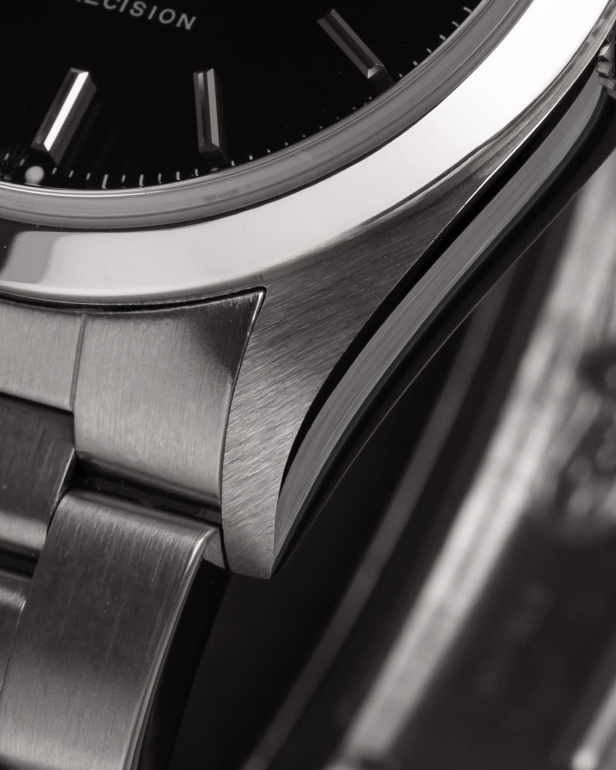 CYXZ Rolex Air-King réf. 14000M de 2005 – Cadran noir - Feature