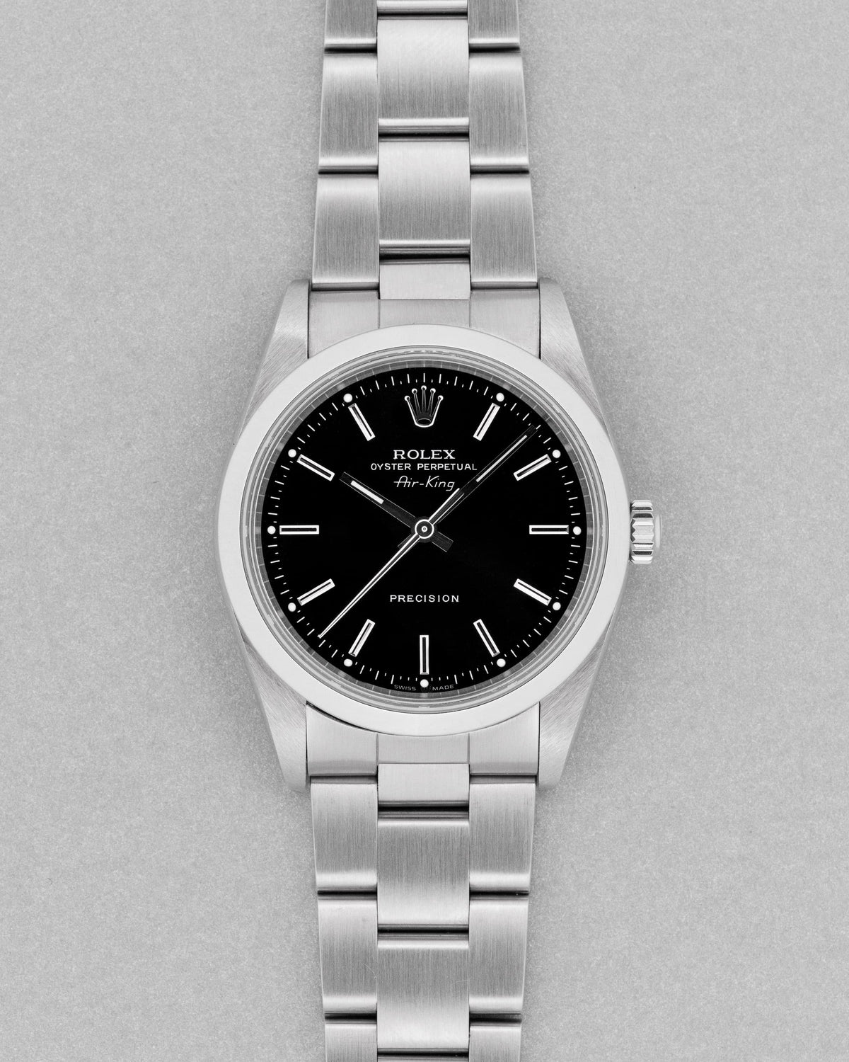 CYXZ Rolex Air-King réf. 14000M de 2005 – Cadran noir - Front
