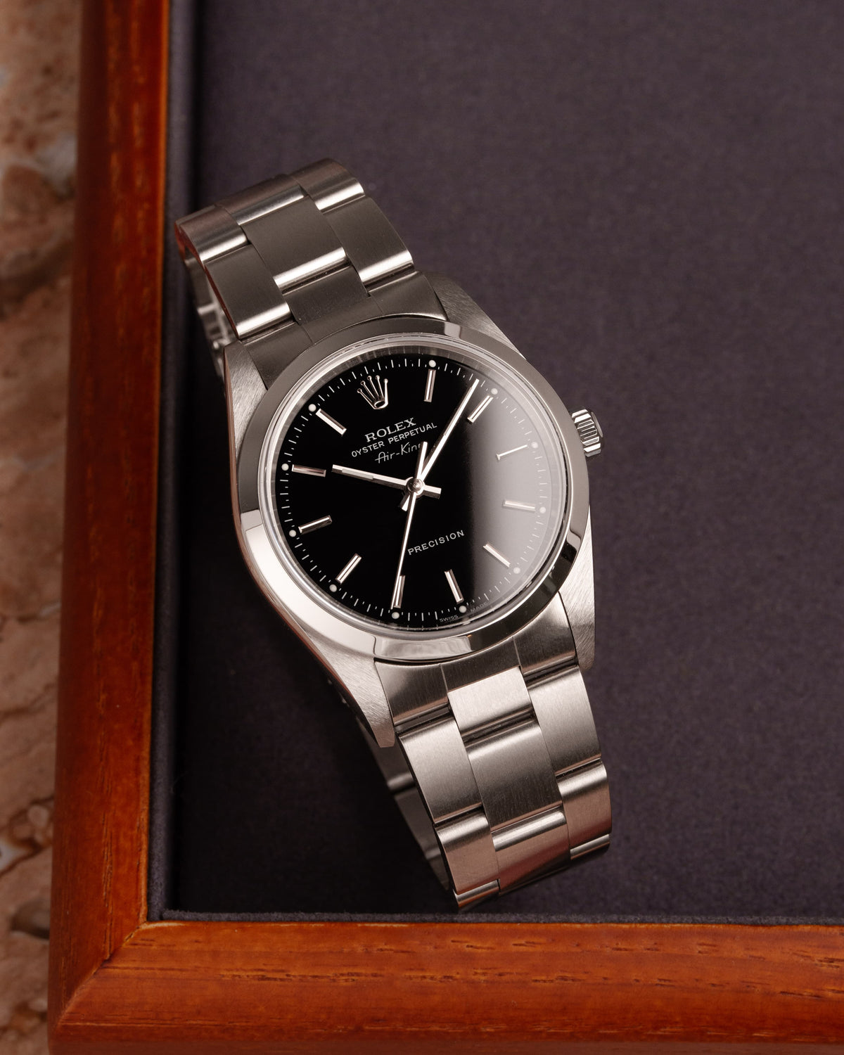 CYXZ Rolex Air-King réf. 14000M de 2005 – Cadran noir - Overview