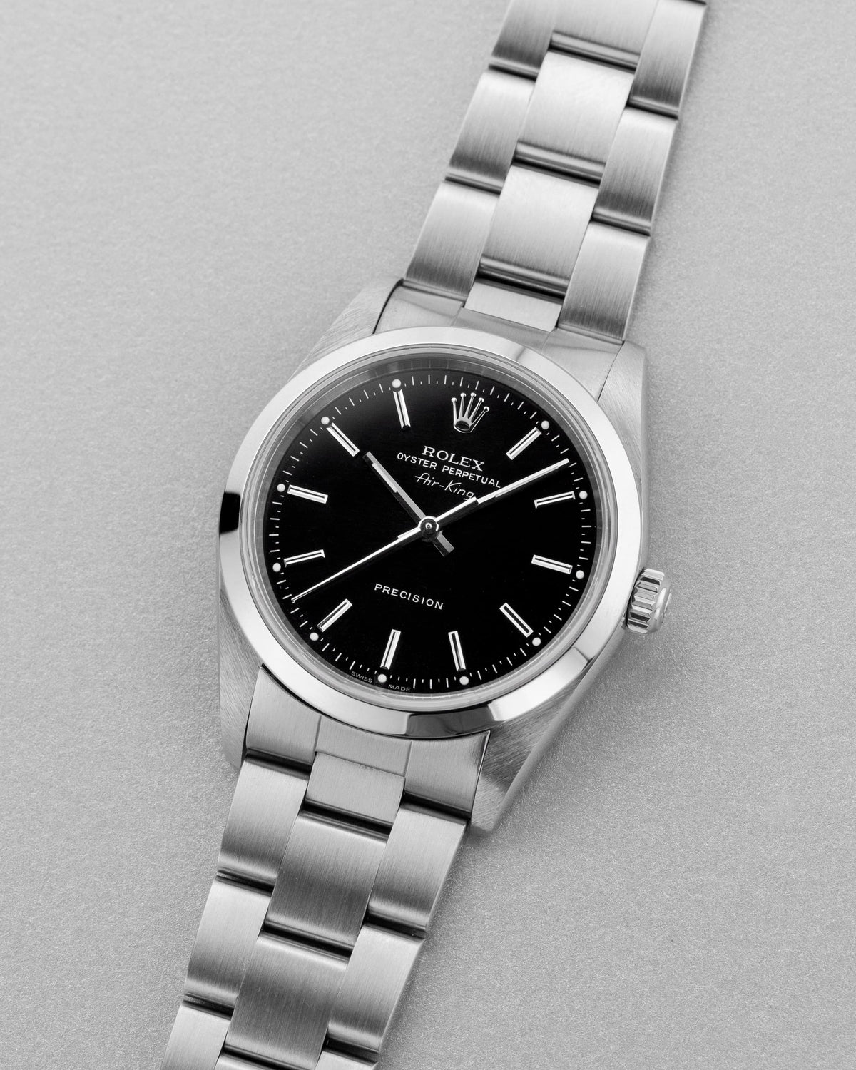 CYXZ Rolex Air-King réf. 14000M de 2005 – Cadran noir - Three Quarters