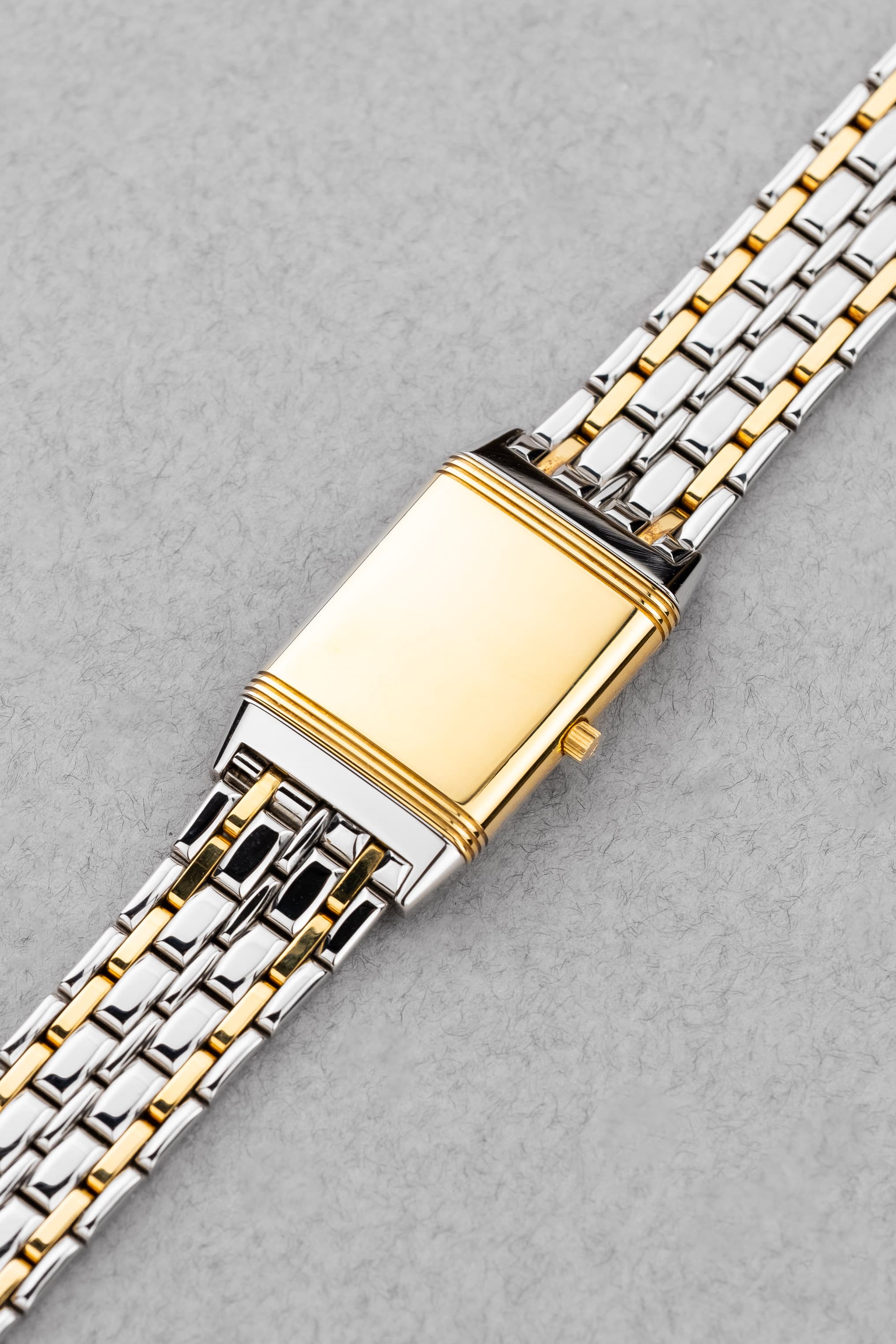 D3B5 Jaeger-LeCoultre Reverso en acier et or jaune, réf. 250.5.08, avec bracelet d'origine - Back
