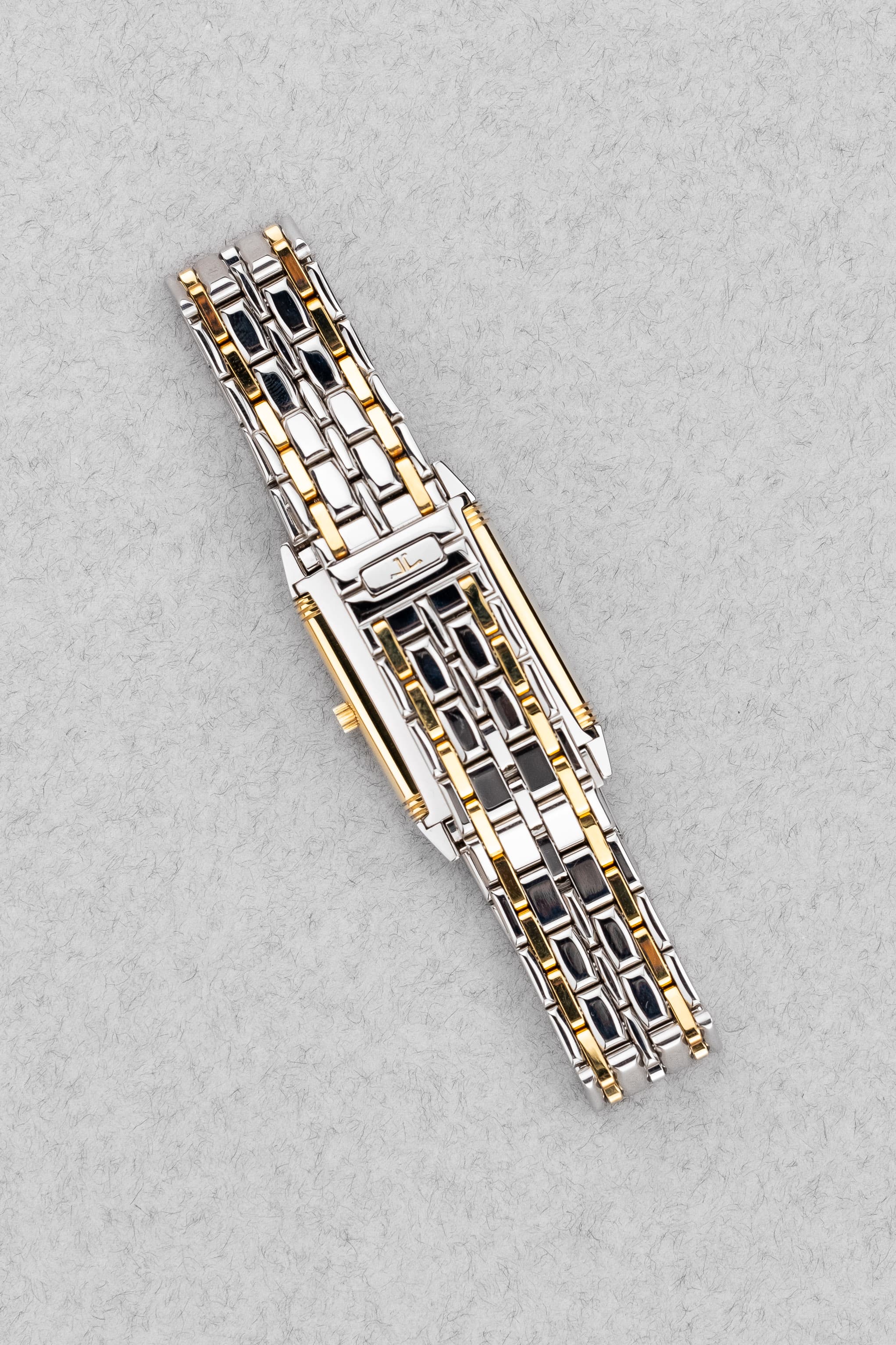 D3B5 Jaeger-LeCoultre Reverso en acier et or jaune, réf. 250.5.08, avec bracelet d'origine - Bracelet Back