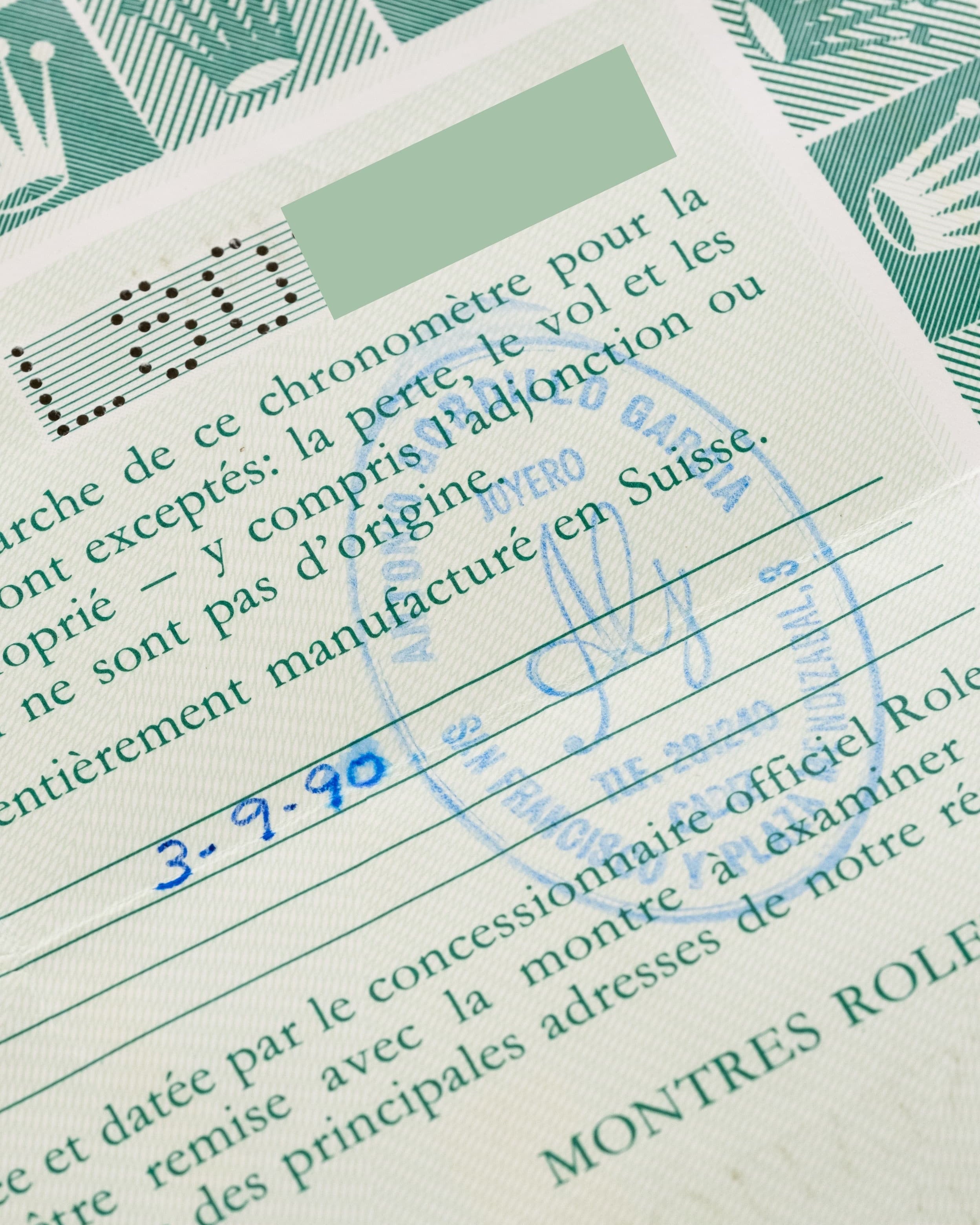 D81H-NK Rolex Submariner Date 16610 de 1989-1990 – Garantie d'origine, Excellent état et Patine tritium chaleureuse - Papers