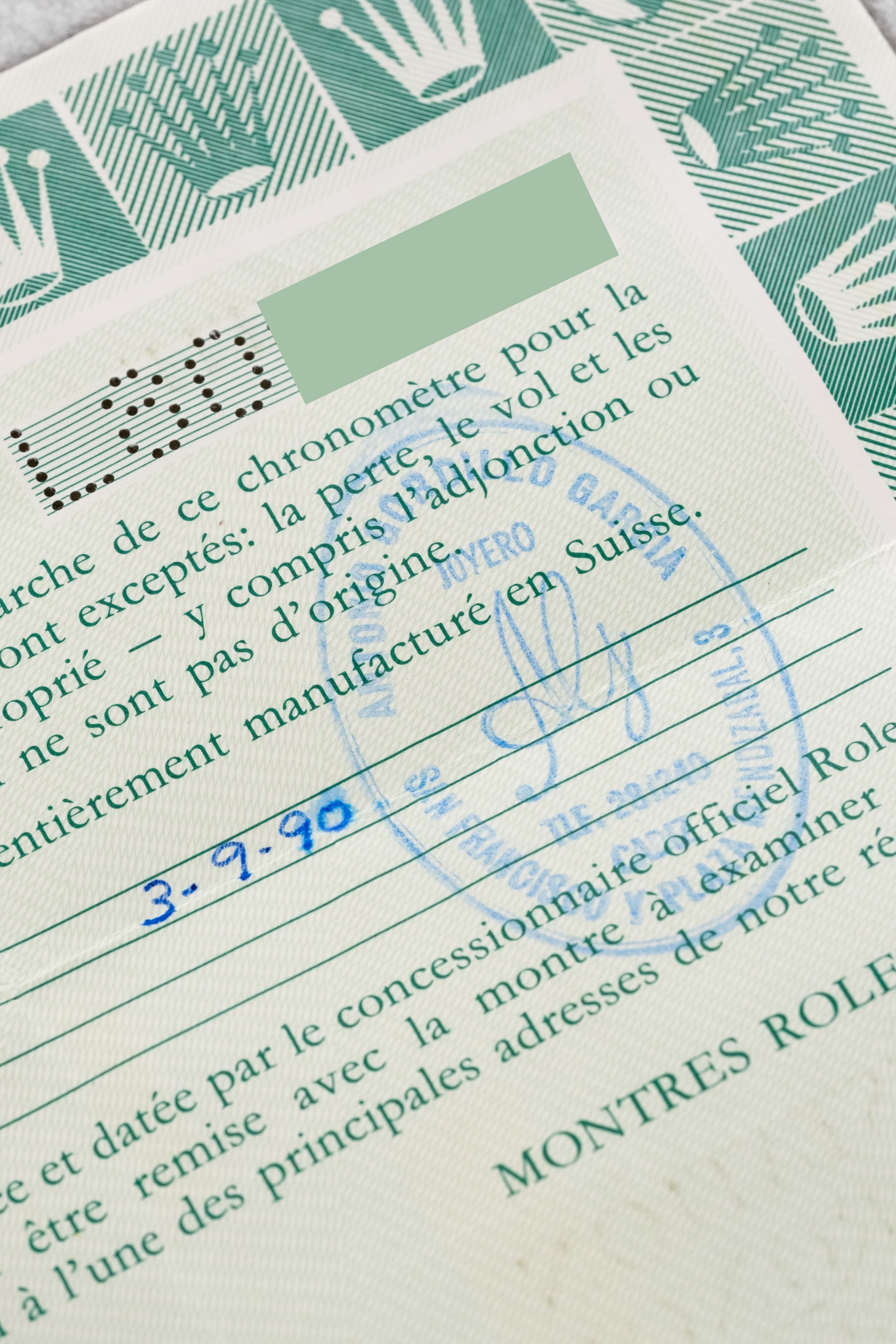 D81H-NK Rolex Submariner Date 16610 de 1989-1990 – Garantie d'origine, Excellent état et Patine tritium chaleureuse - Papers