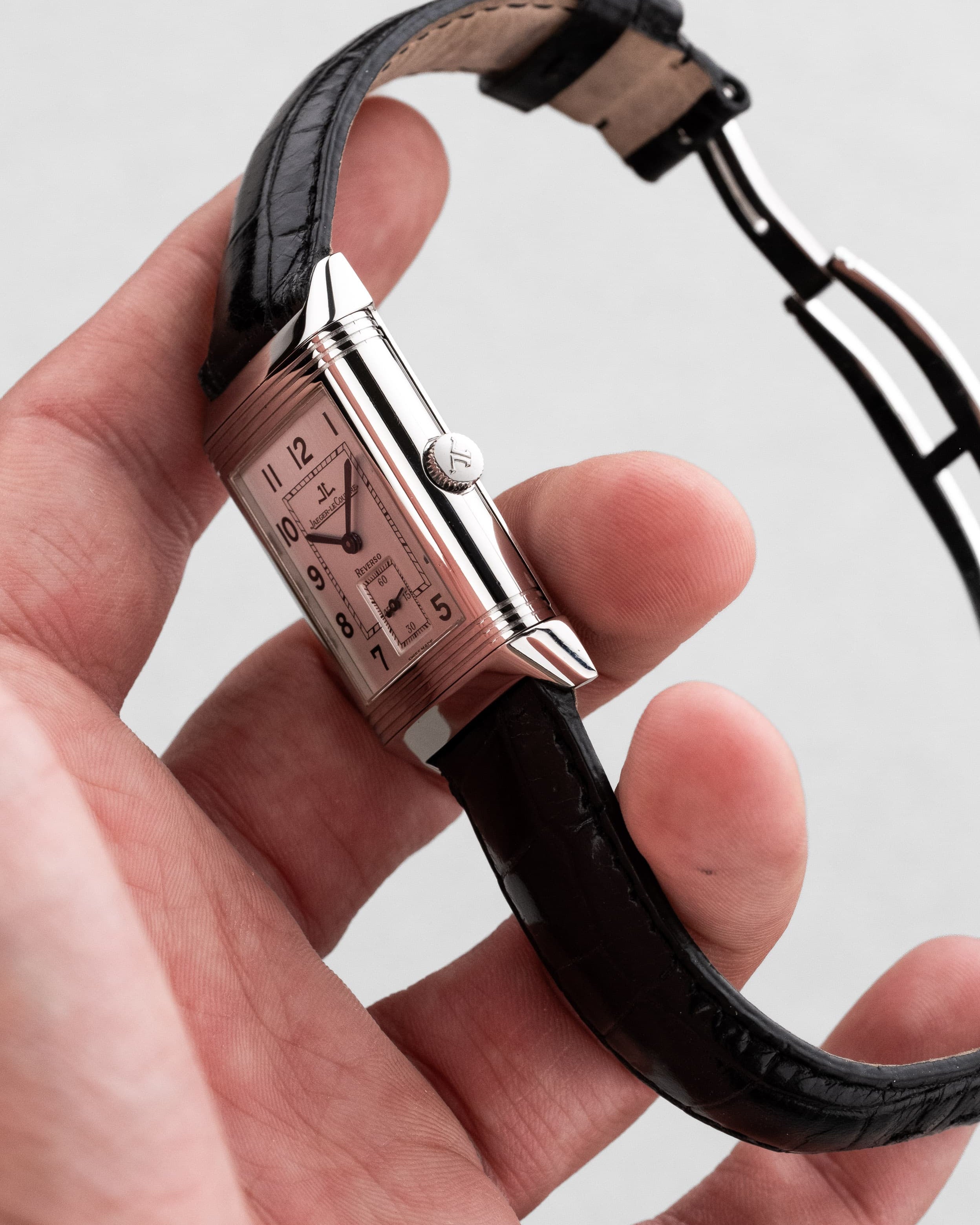 D9CS-QU Jaeger-LeCoultre Reverso « Grande Taille » en acier, réf. 270.8.62/Q2708410 - Right side