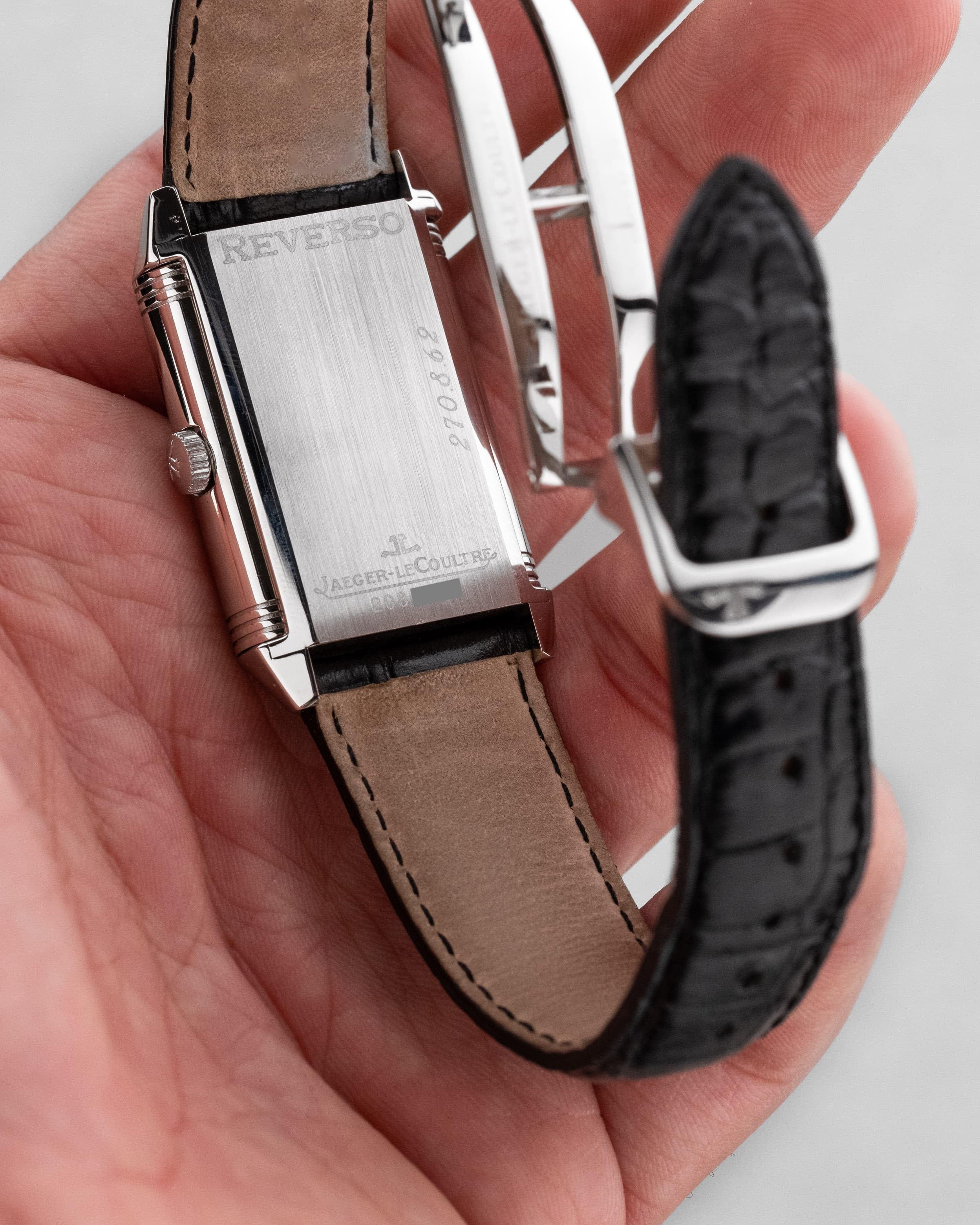 D9CS-vD Jaeger-LeCoultre Reverso « Grande Taille » en acier, réf. 270.8.62/Q2708410 - Back