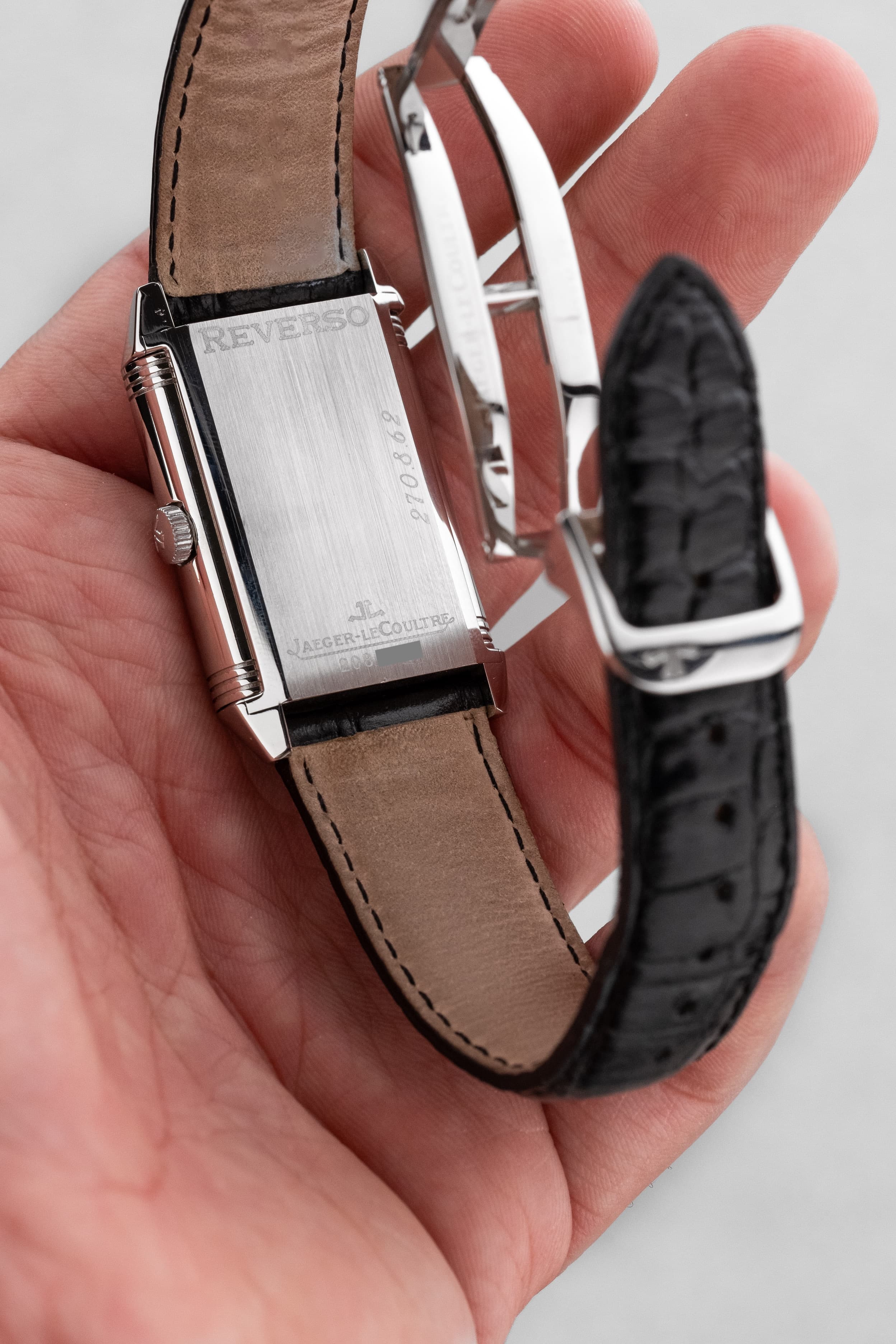 D9CS-vD Jaeger-LeCoultre Reverso « Grande Taille » en acier, réf. 270.8.62/Q2708410 - Back