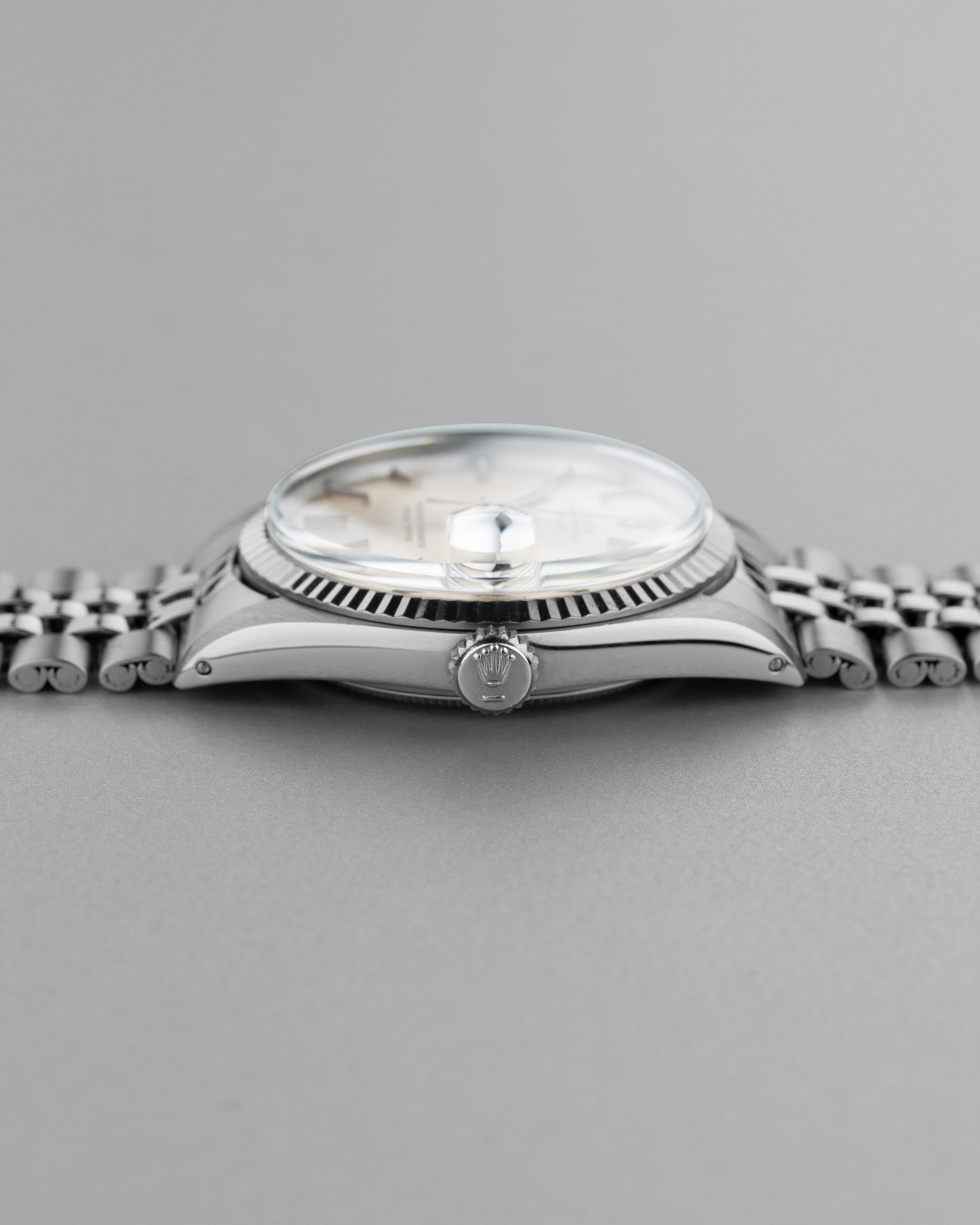 DMRF Rolex Datejust ref. 1601 in acciaio del 1969 – Quadrante «Silver» - Lato destro