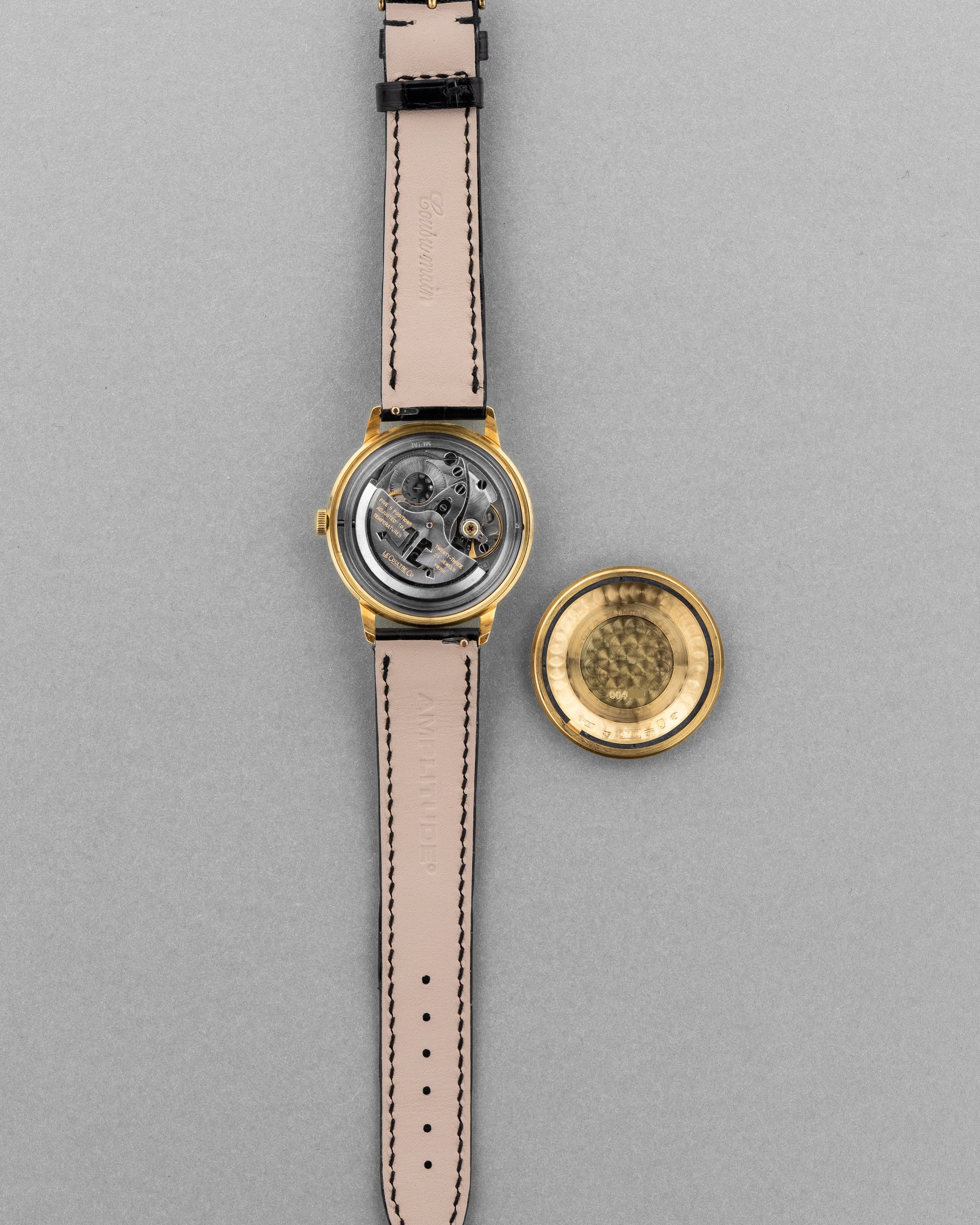 E25M Exceptionnelle Jaeger-LeCoultre Chronomètre Geomatic réf. E398 en or jaune, circa 1965 - Overview
