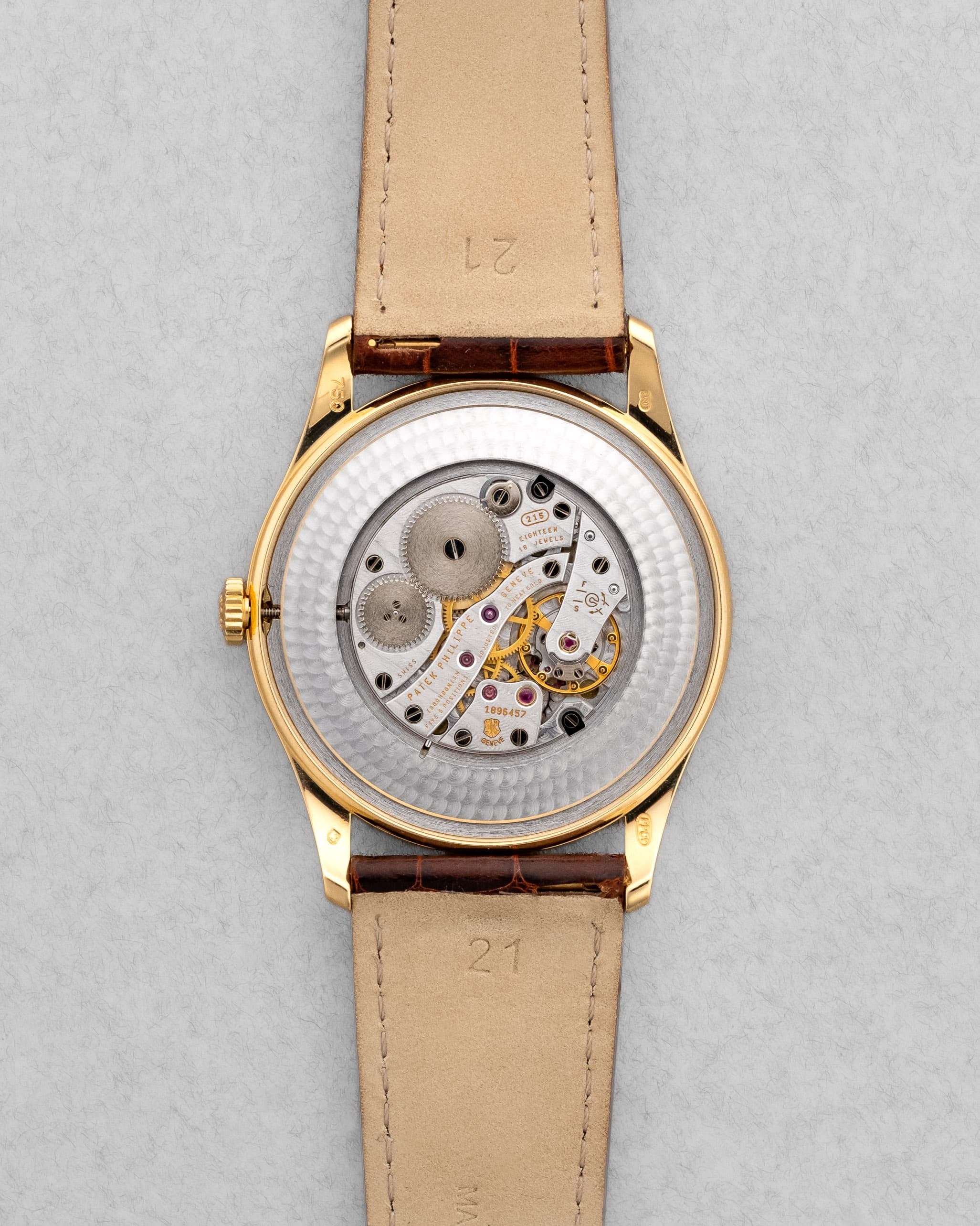 EBRH Élégante Patek Philippe Calatrava en or jaune, réf. 5196J de 2005-2006 – Parfait état - Movement