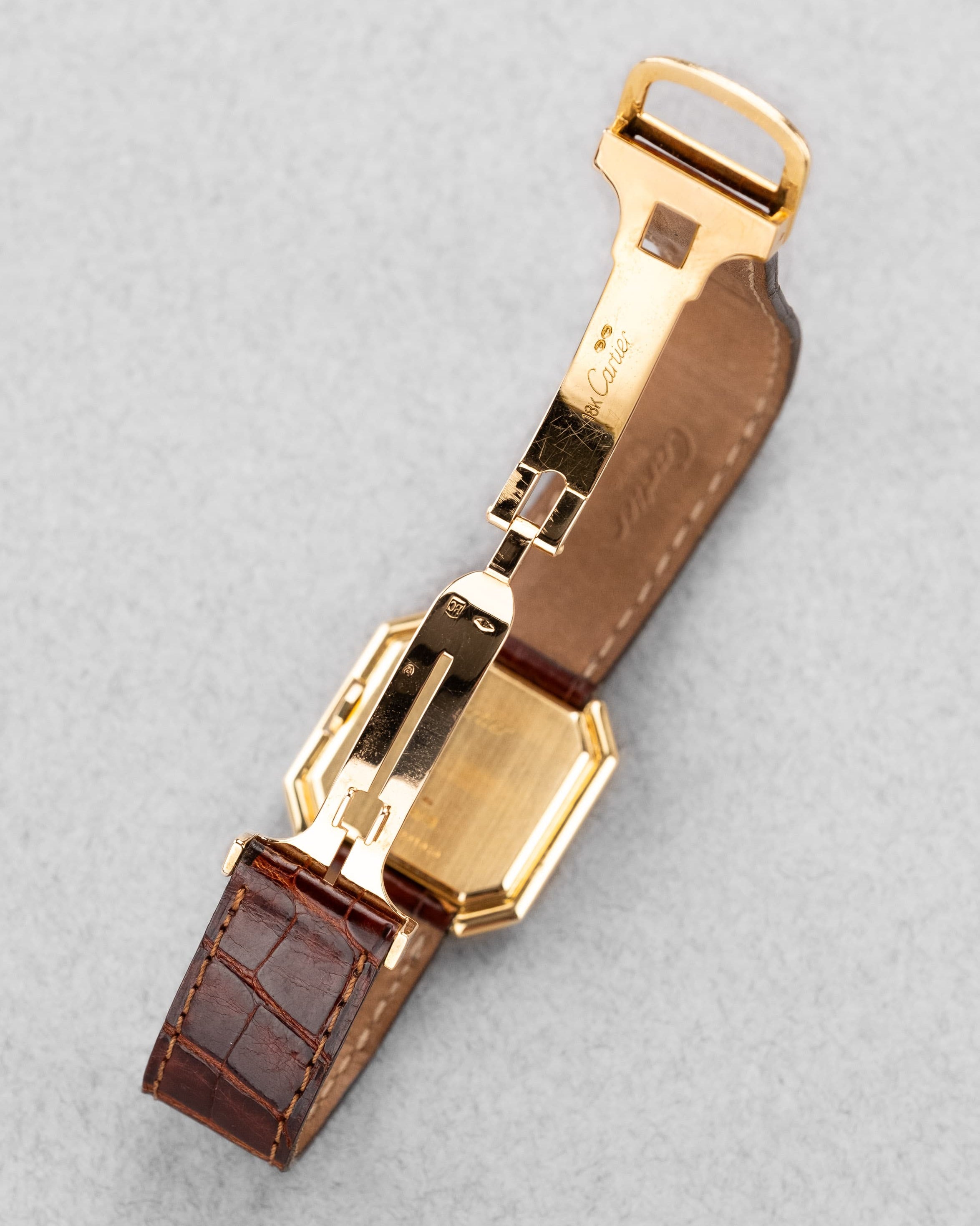 ETPY Cartier Ceinture GM « Paris » réf. 78099 des années 1970 – Grand Modèle - Inside case back