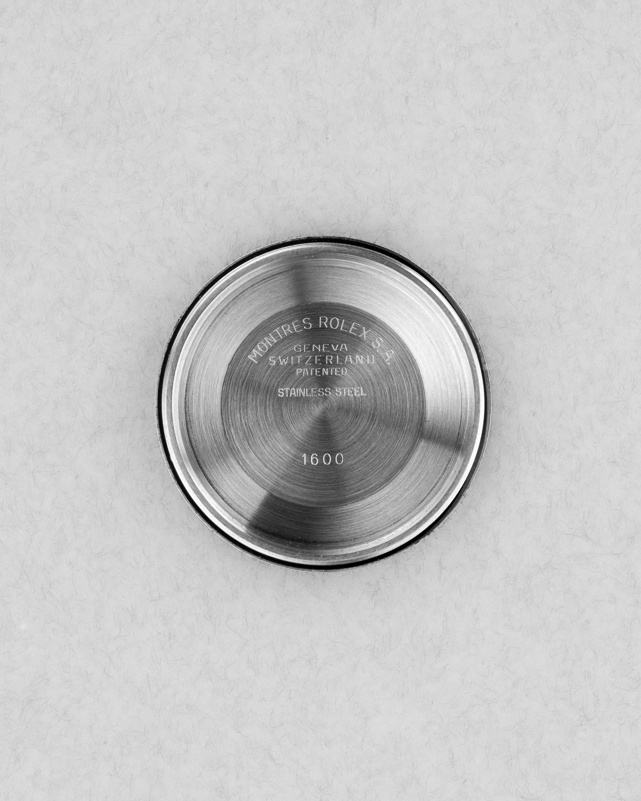 FEXJ Rolex Datejust réf. 1601 en acier de 1978 – Cadran « Silver Sigma » - Inside case back