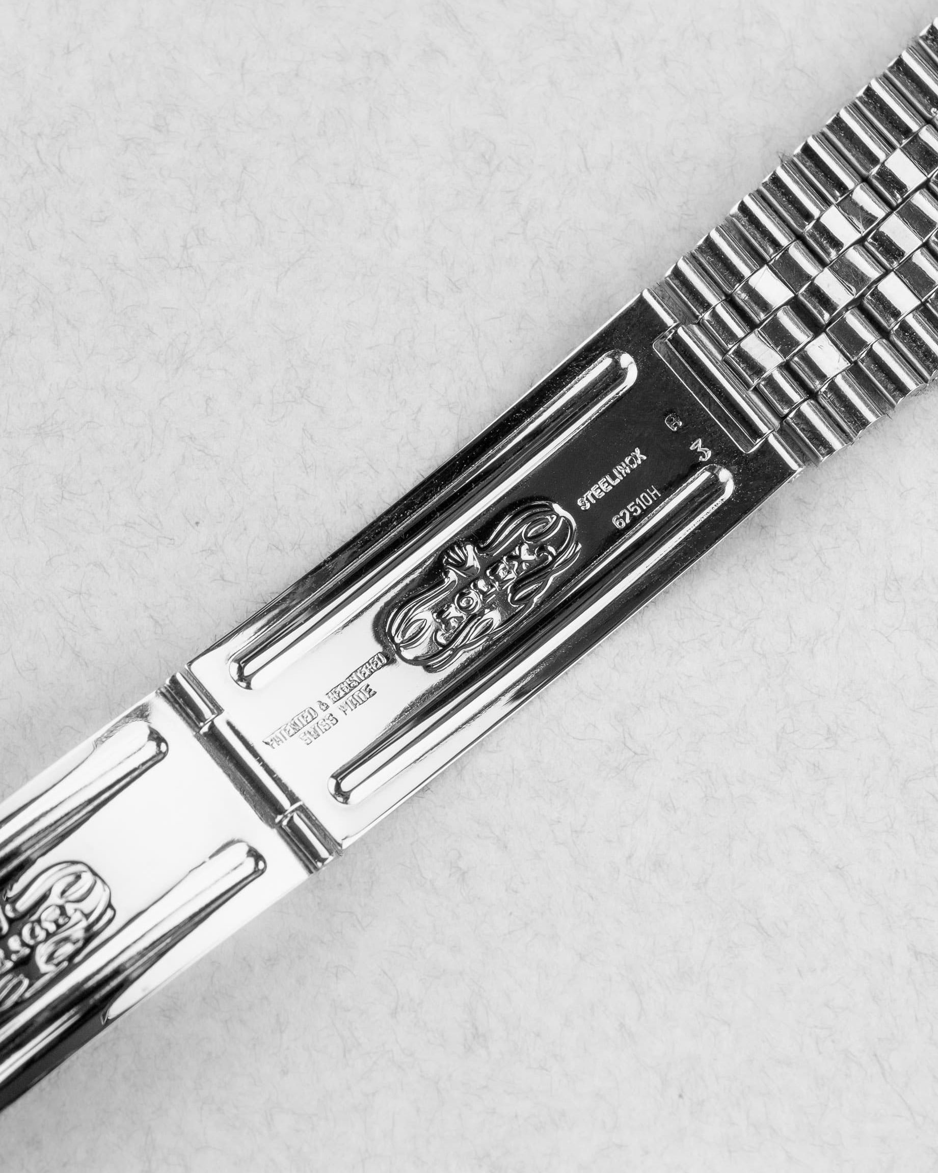 FJGH Rolex Datejust réf. 1601 en acier de 1970 – Cadran « Silver Wide Boy » - Buckle Inside