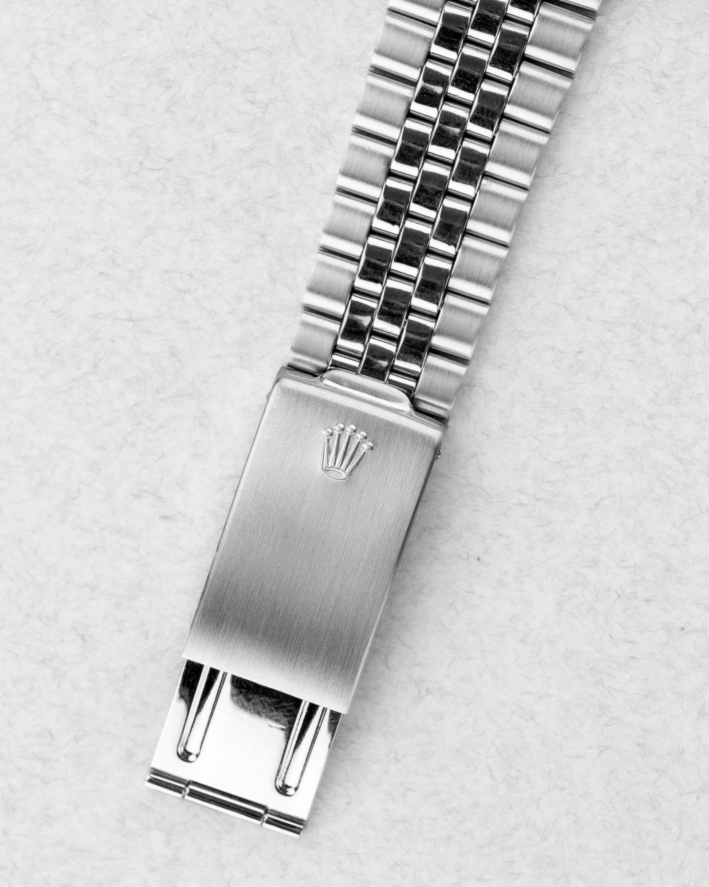 FJGH Rolex Datejust réf. 1601 en acier de 1970 – Cadran « Silver Wide Boy » - Buckle Outside