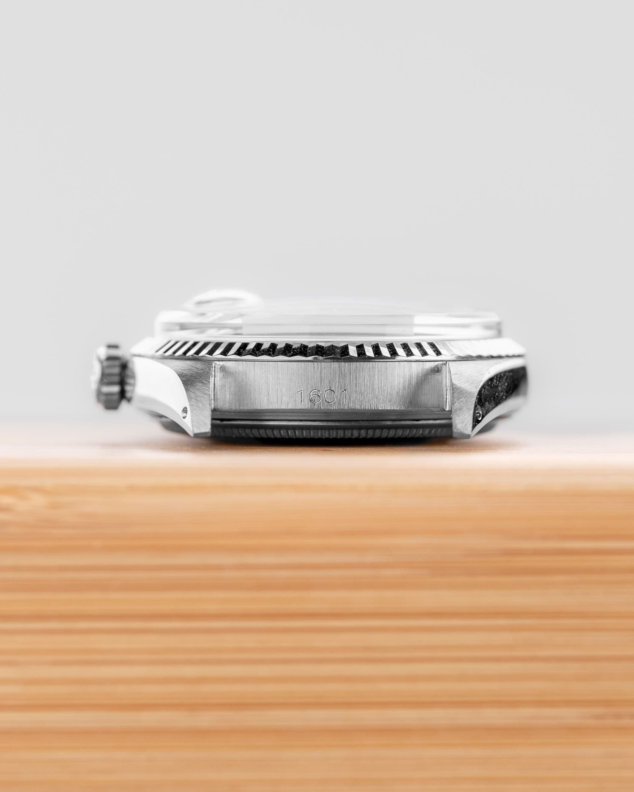 FJGH Rolex Datejust réf. 1601 en acier de 1970 – Cadran « Silver Wide Boy » - Lugs - Reference