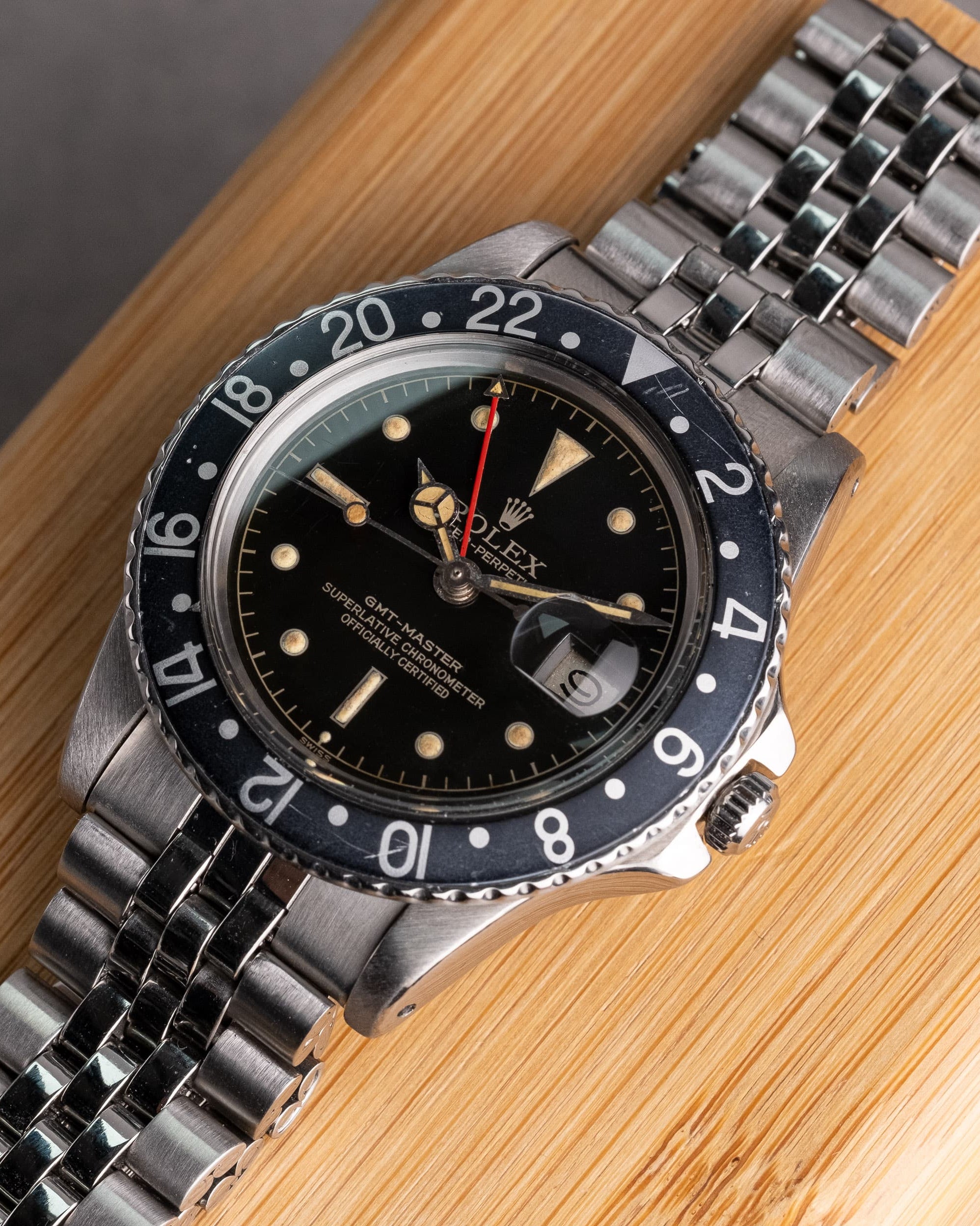 FXBP Rolex GMT-Master 1675 Gilt PCG/Cornino Exclamation Point Chapter Ring de 1963 - Lifestyle