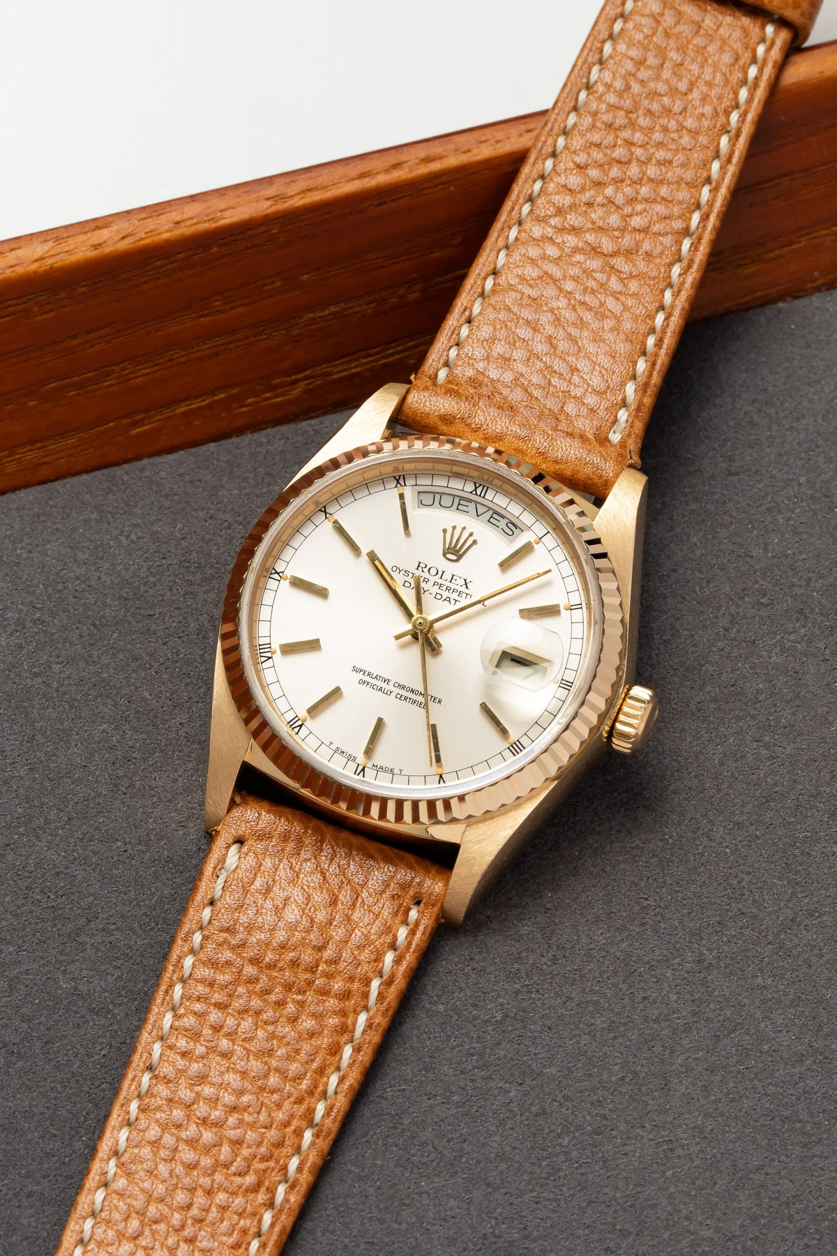 G24K Superbe Rolex Day-Date réf. 18038 de 1978 en or jaune - Overview