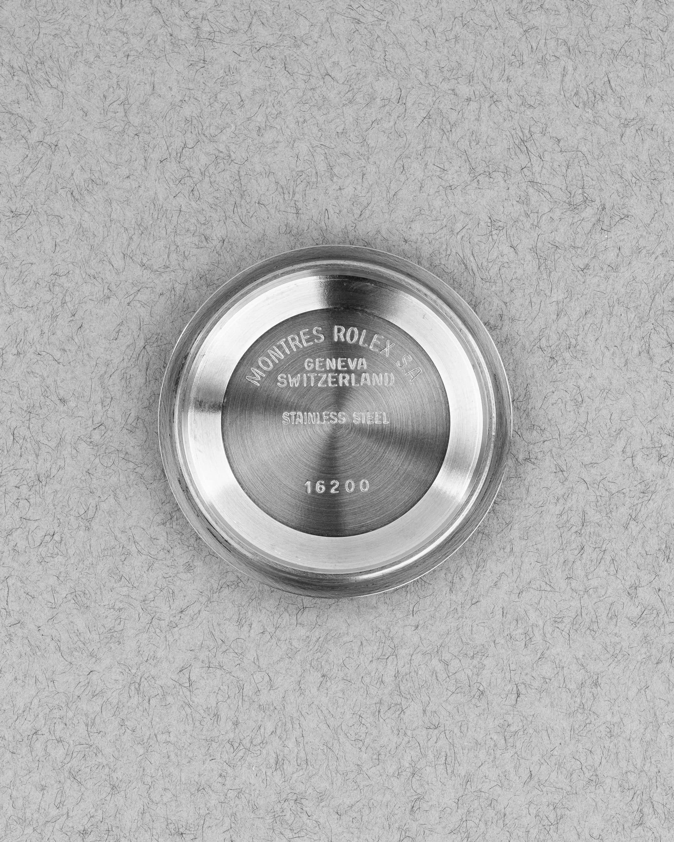 HBUB Rolex Datejust 16200 « Ivoire/Crème » de 1991 - Inside case back