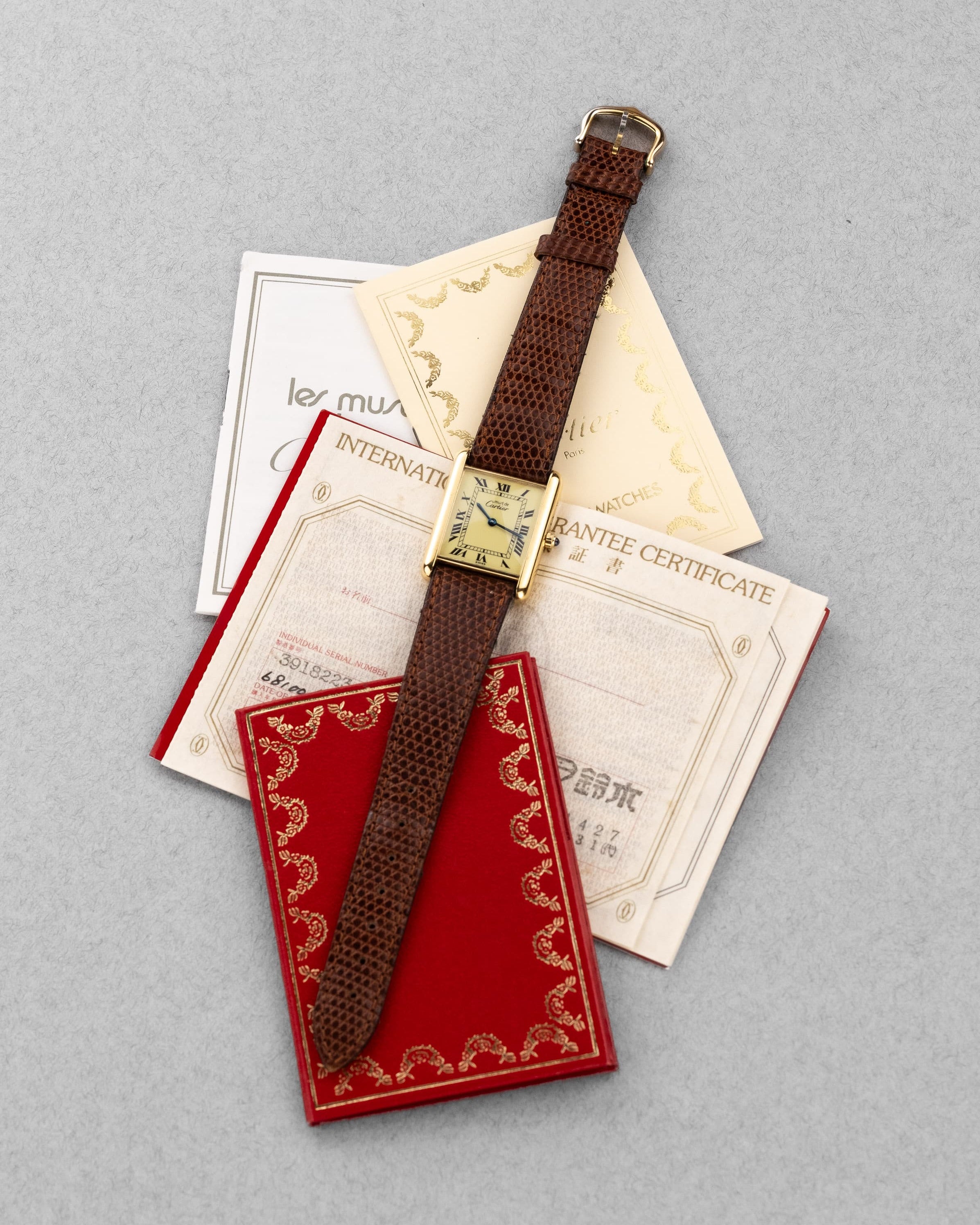 HHLV Cartier Tank Must Grande Taille « Ivory Roman » – Full Set - Overview