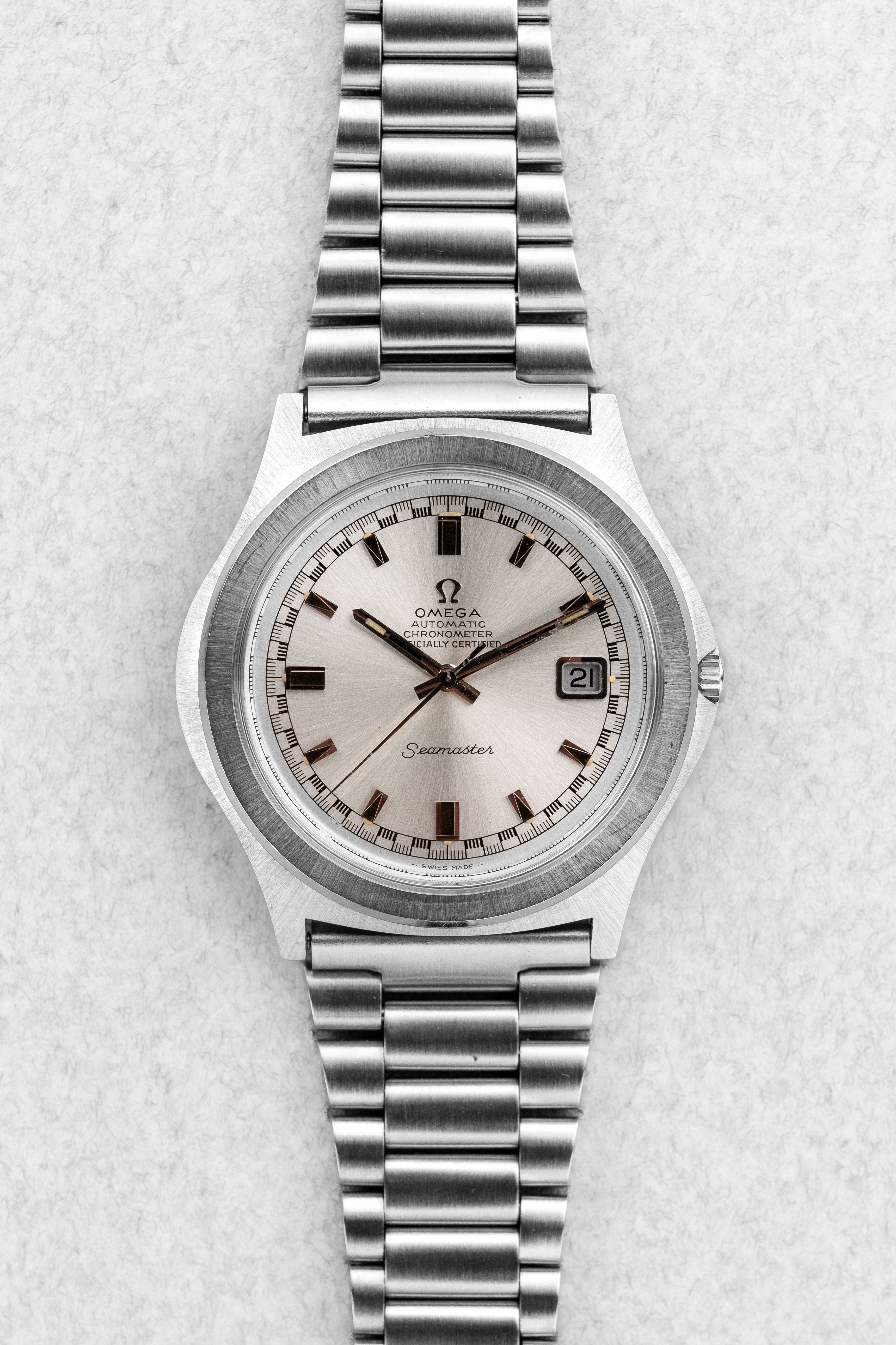 Rare 1970 Omega Seamaster “Jumbo” Chronometer Ref. 168.050