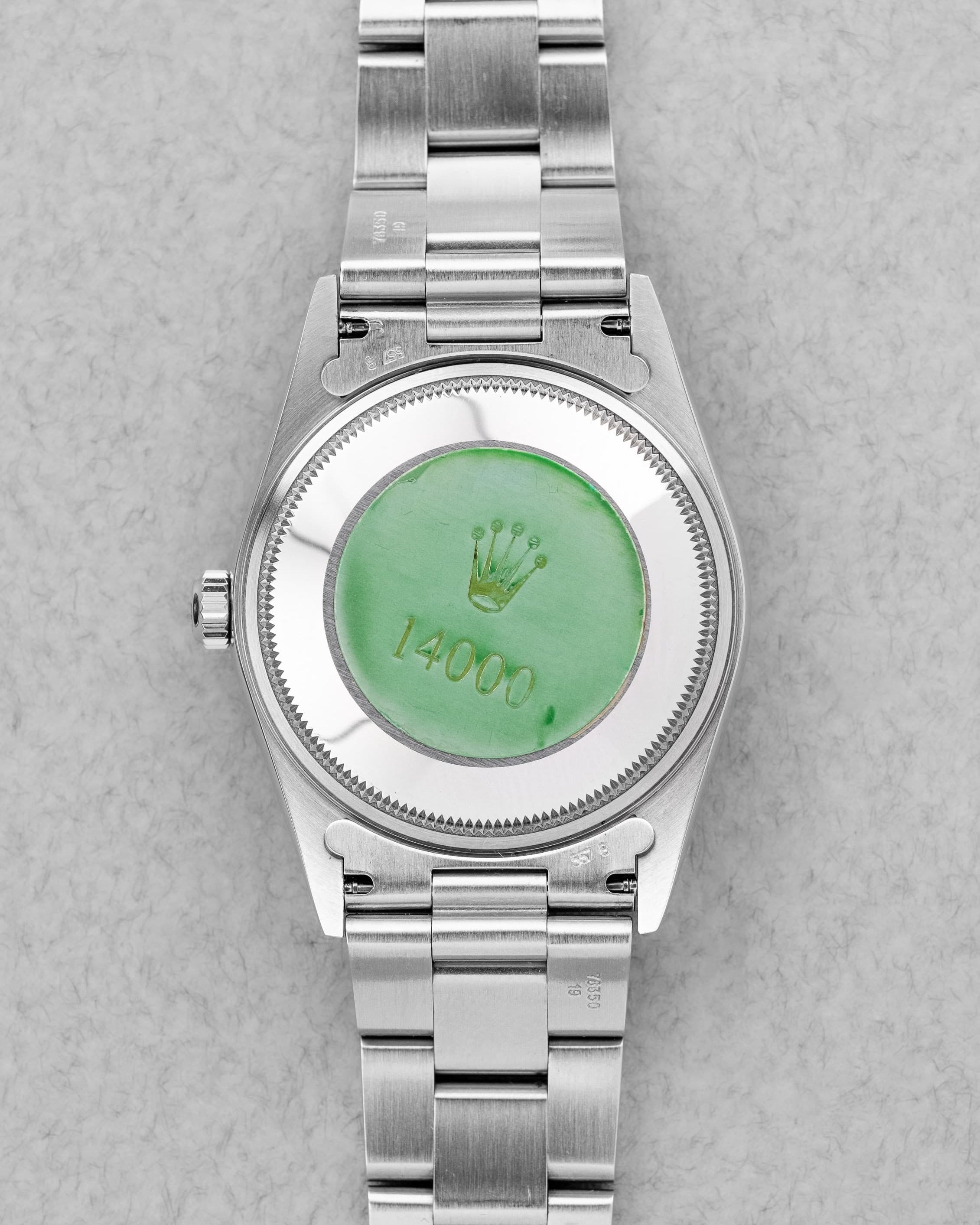HSAV Rolex Air-King 14000 de 1999 en parfait état – Cadran « Argent/Silver » - Back