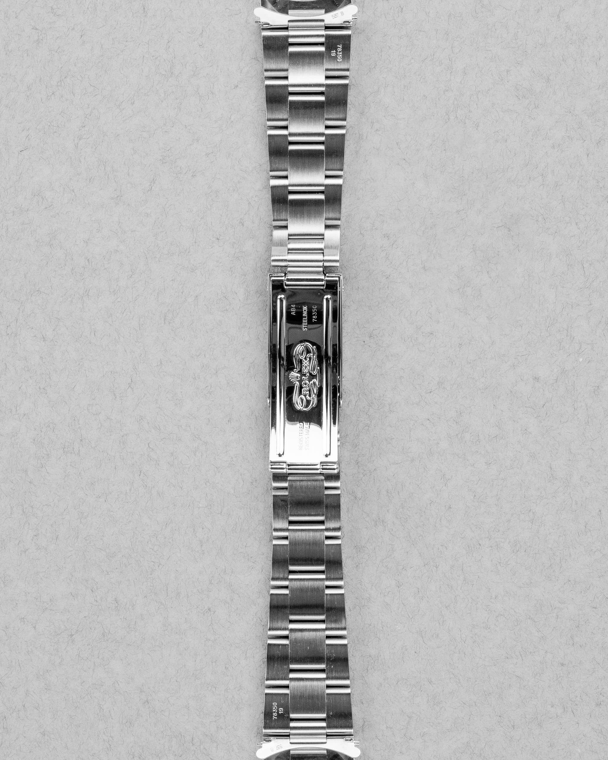 HSAV Rolex Air-King 14000 de 1999 en parfait état – Cadran « Argent/Silver » - Bracelet Back