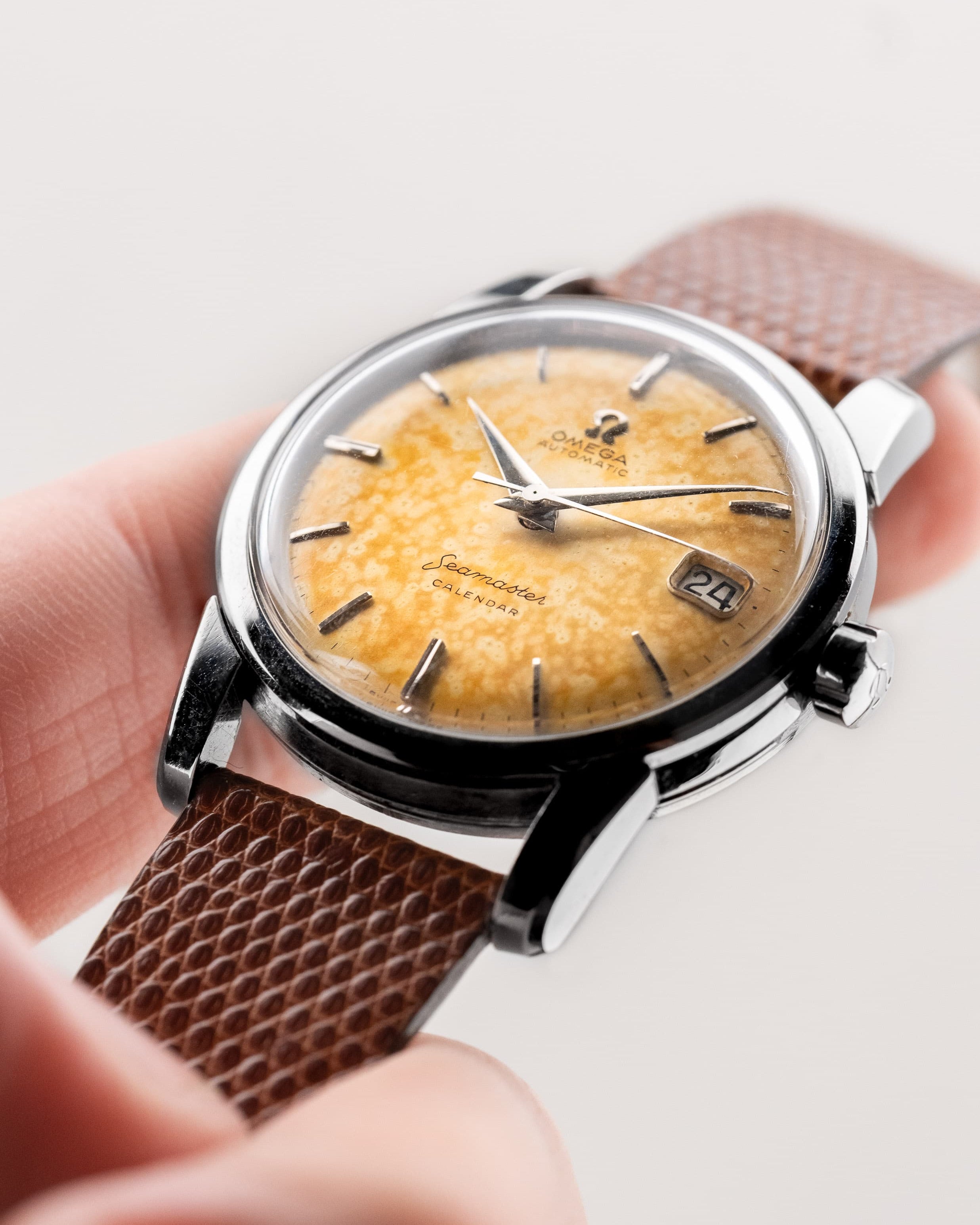 HZ2U Omega Seamaster Calendar réf. 2849-5 SC de 1958 – Cadran Tropical - Dial