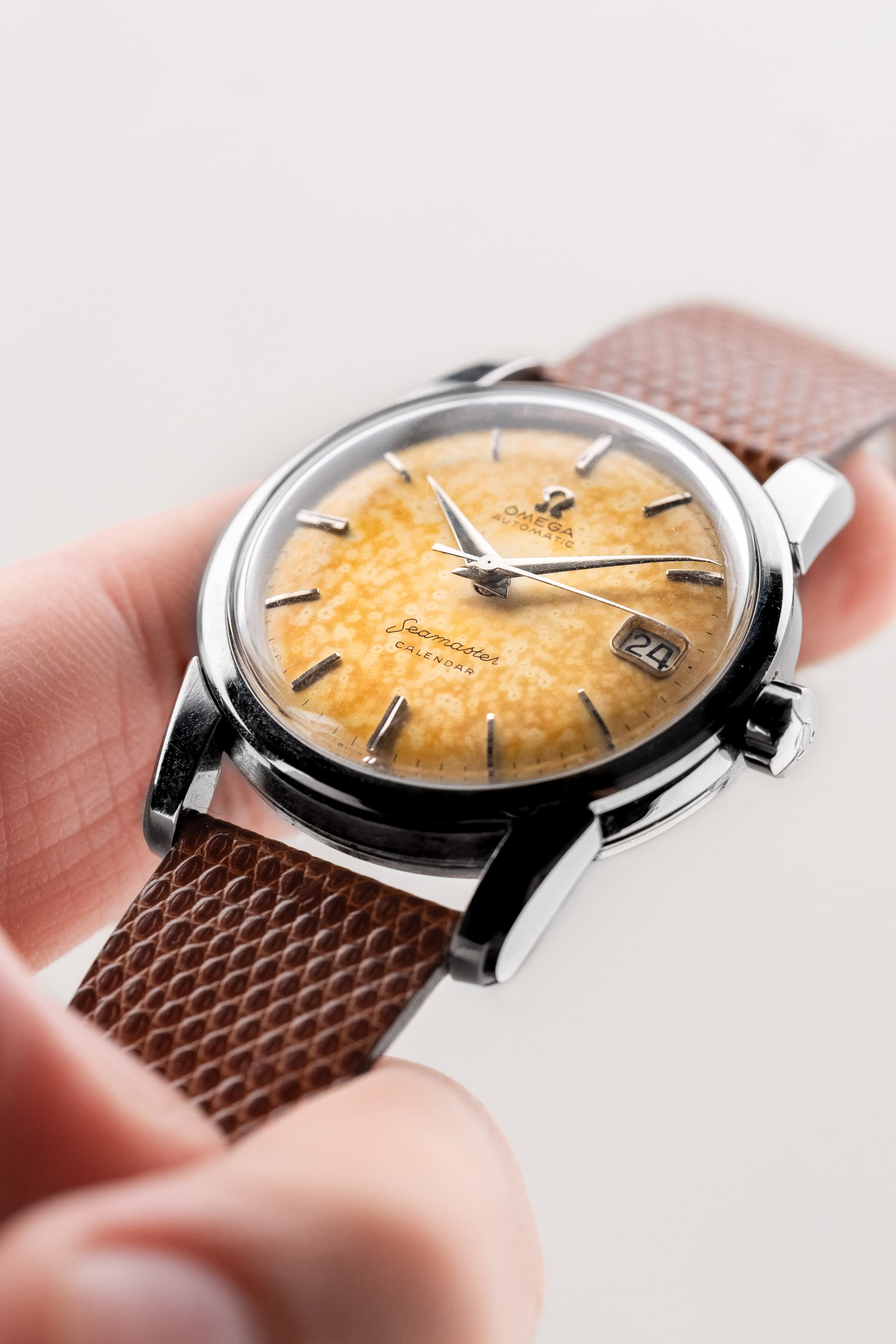 HZ2U Omega Seamaster Calendar réf. 2849-5 SC de 1958 – Cadran Tropical - Dial