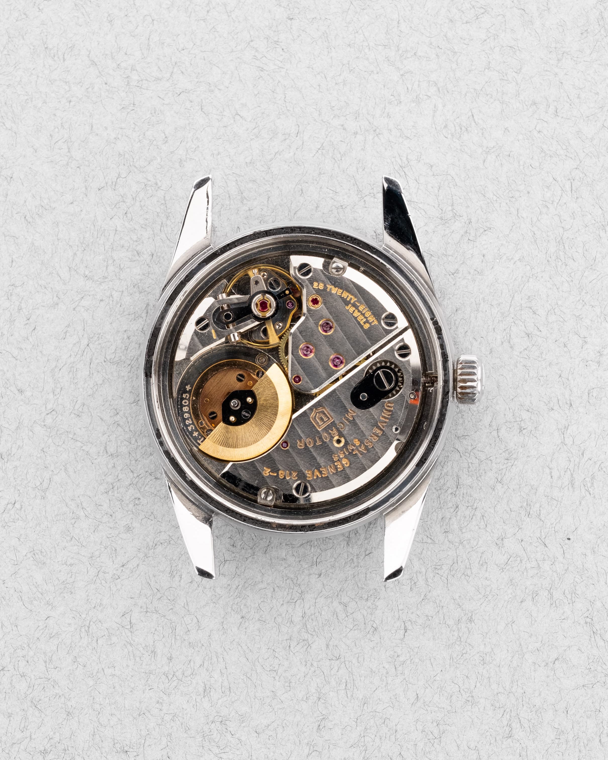 J58H Superbe Universal Genève Polerouter Date Micro-Rotor 204612-2 de 1963 - Movement
