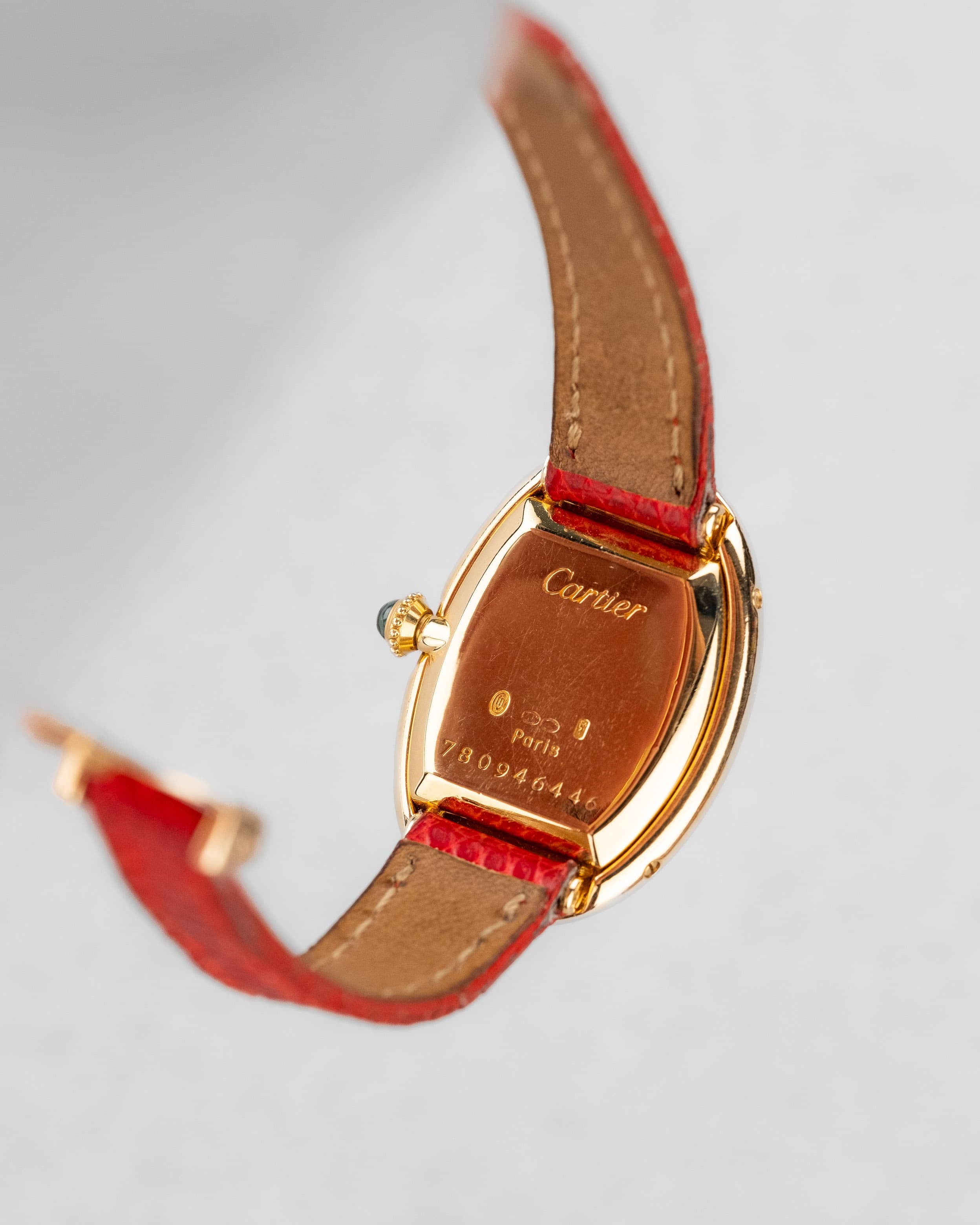 JBPD Cartier Baignoire « Double Godrons » réf. 78094 de 1980 – Parfaite et Full Set - Back