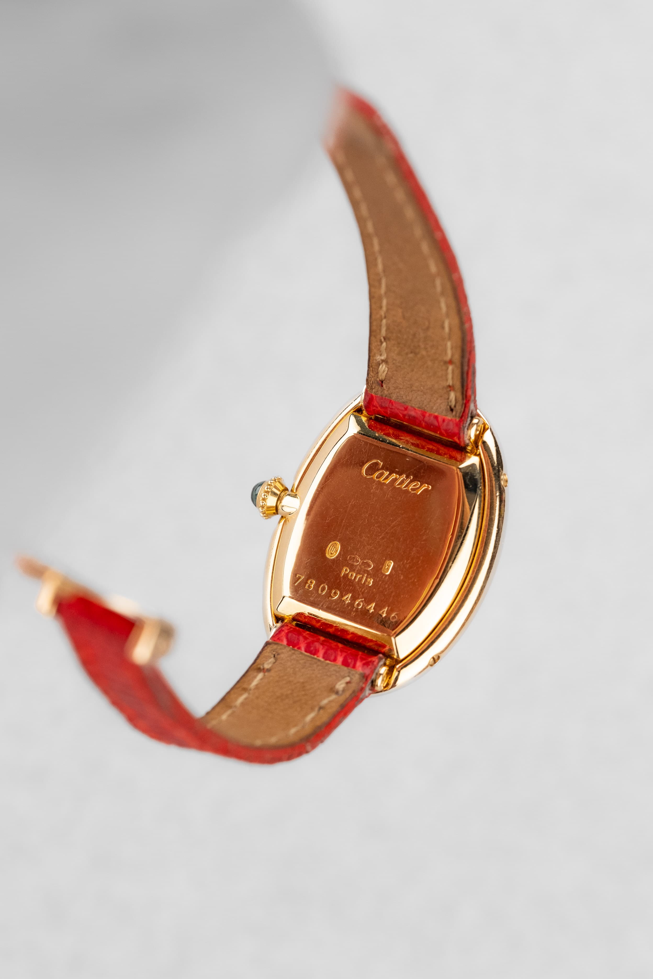 JBPD Cartier Baignoire « Double Godrons » réf. 78094 de 1980 – Parfaite et Full Set - Back