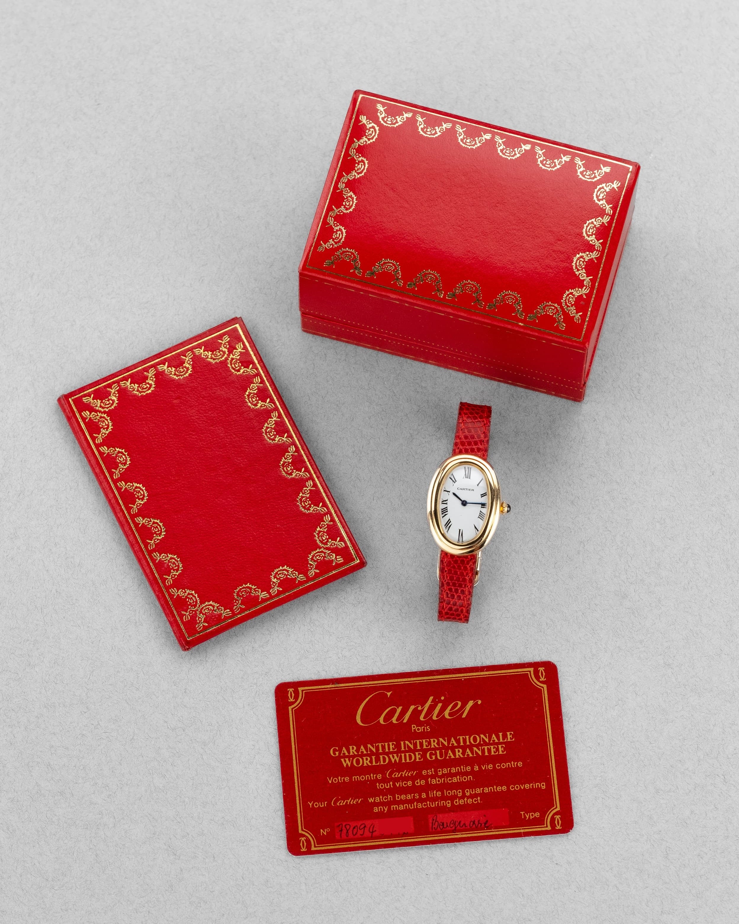 JBPD Cartier Baignoire « Double Godrons » réf. 78094 de 1980 – Parfaite et Full Set - Set