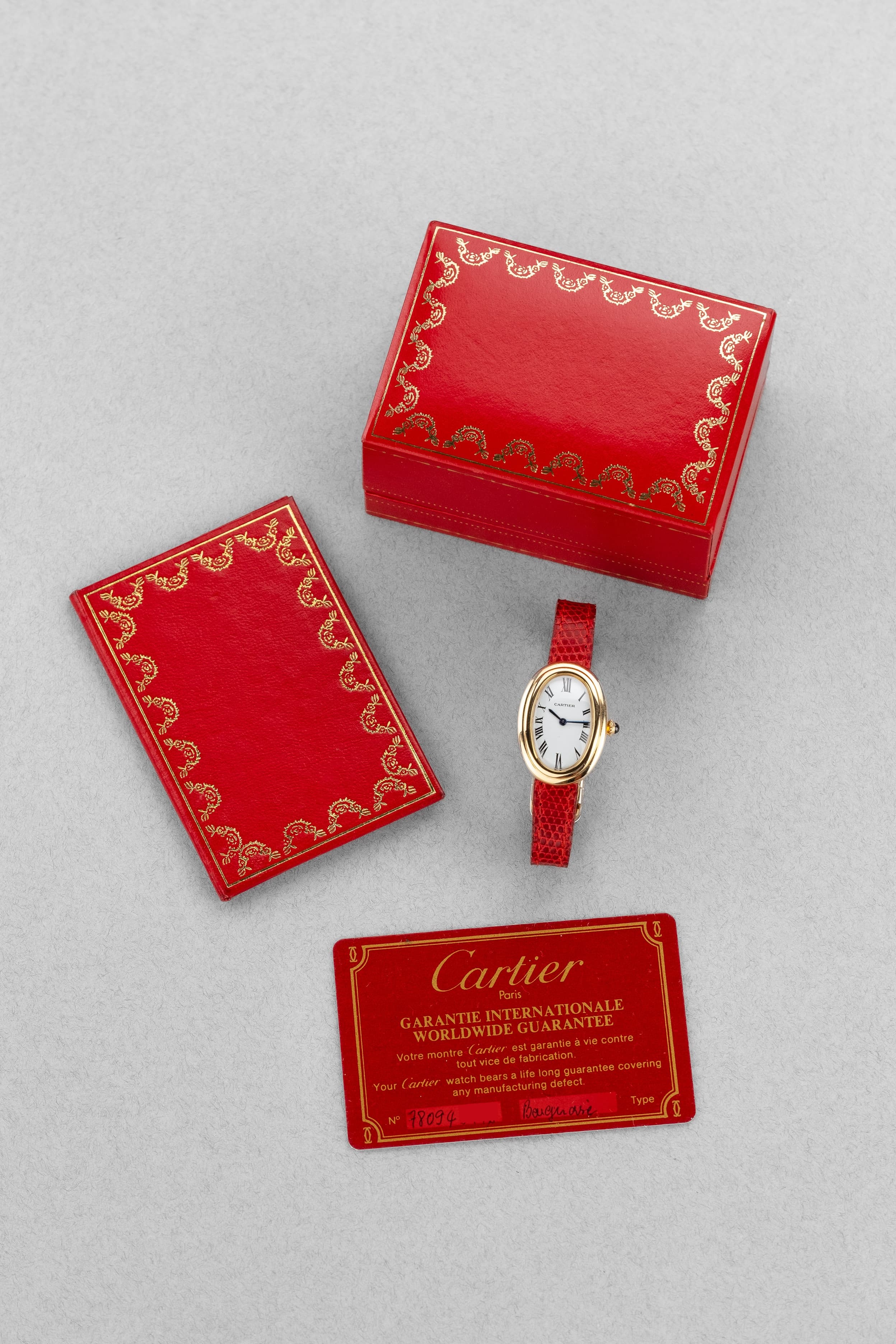 JBPD Cartier Baignoire « Double Godrons » réf. 78094 de 1980 – Parfaite et Full Set - Set