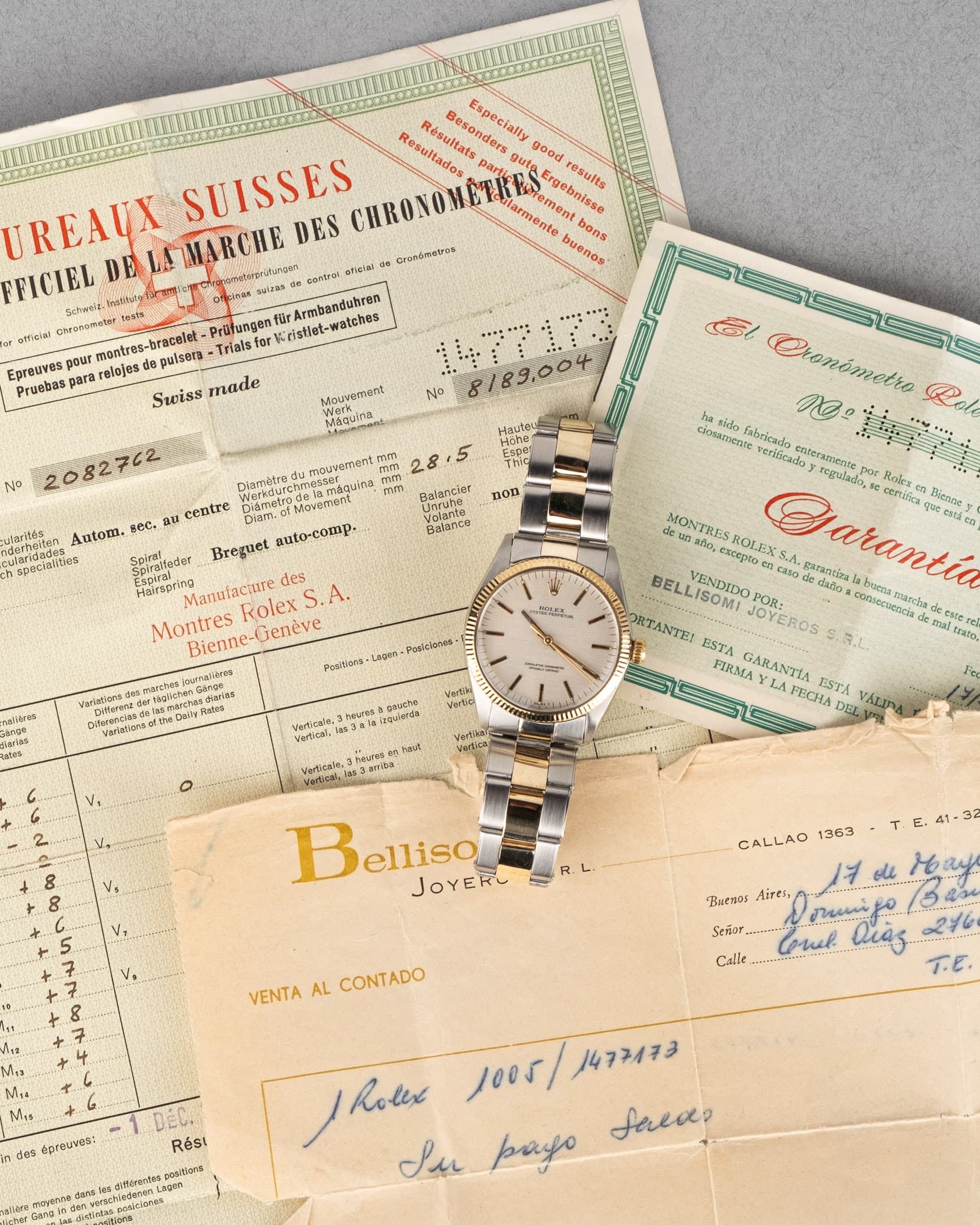 JHDT Incroyable Set – Rolex Oyster Perpetual 1005 de 1966 - Set