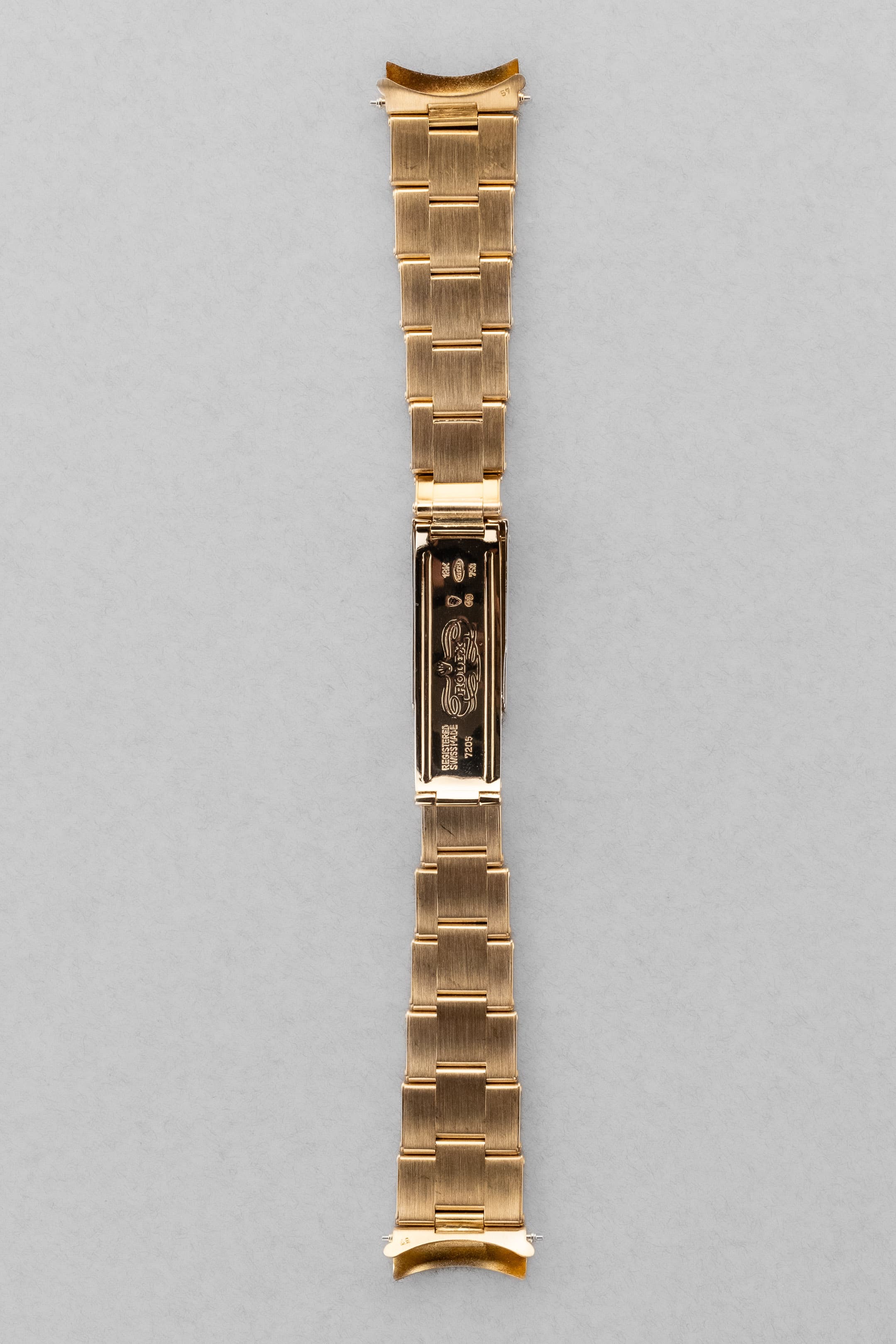 JJQZ Incroyable Rolex Oyster Perpetual Date réf. 15038 en or jaune de 1985 – Comme neuve - Bracelet Back