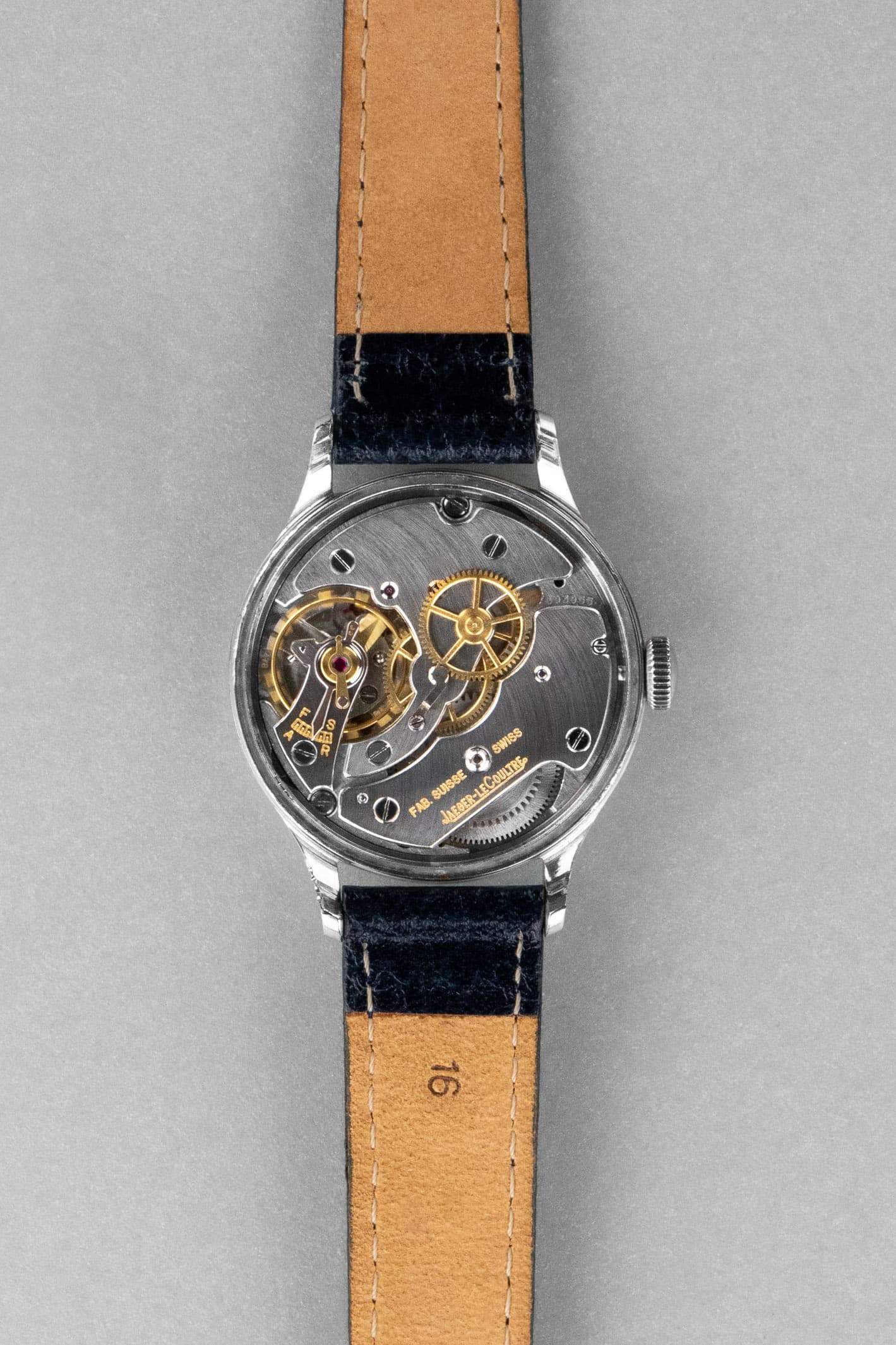 K5ST Jaeger-LeCoultre réf. E159 de style militaire en acier, circa 1946 - Movement