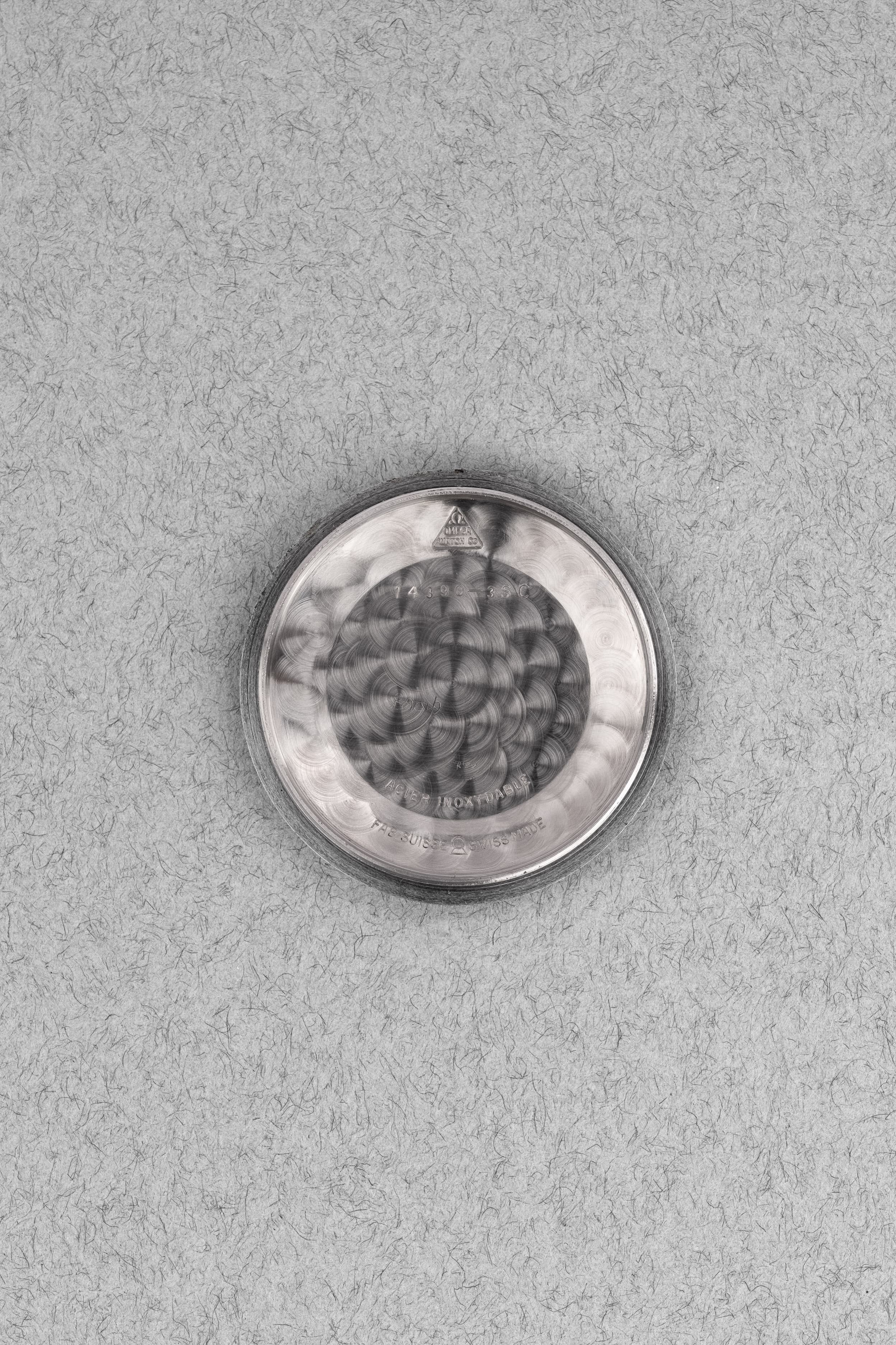 KNVS Omega Seamaster Radium 14390-3 SC de 1959 - Inside case back