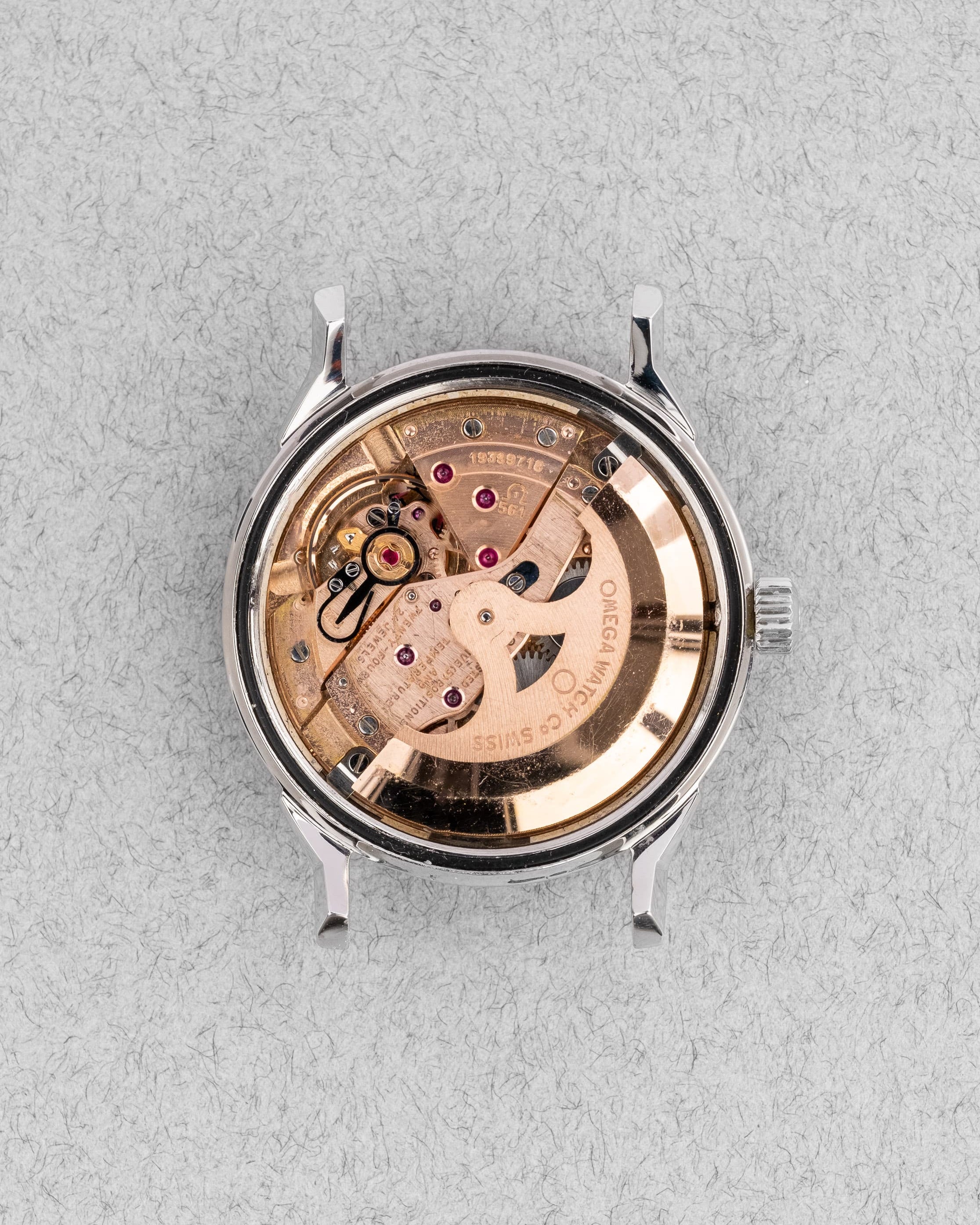 KXQL Omega Constellation « Pie-Pan Dog Leg » 14902 SC-61 de 1962 - Movement