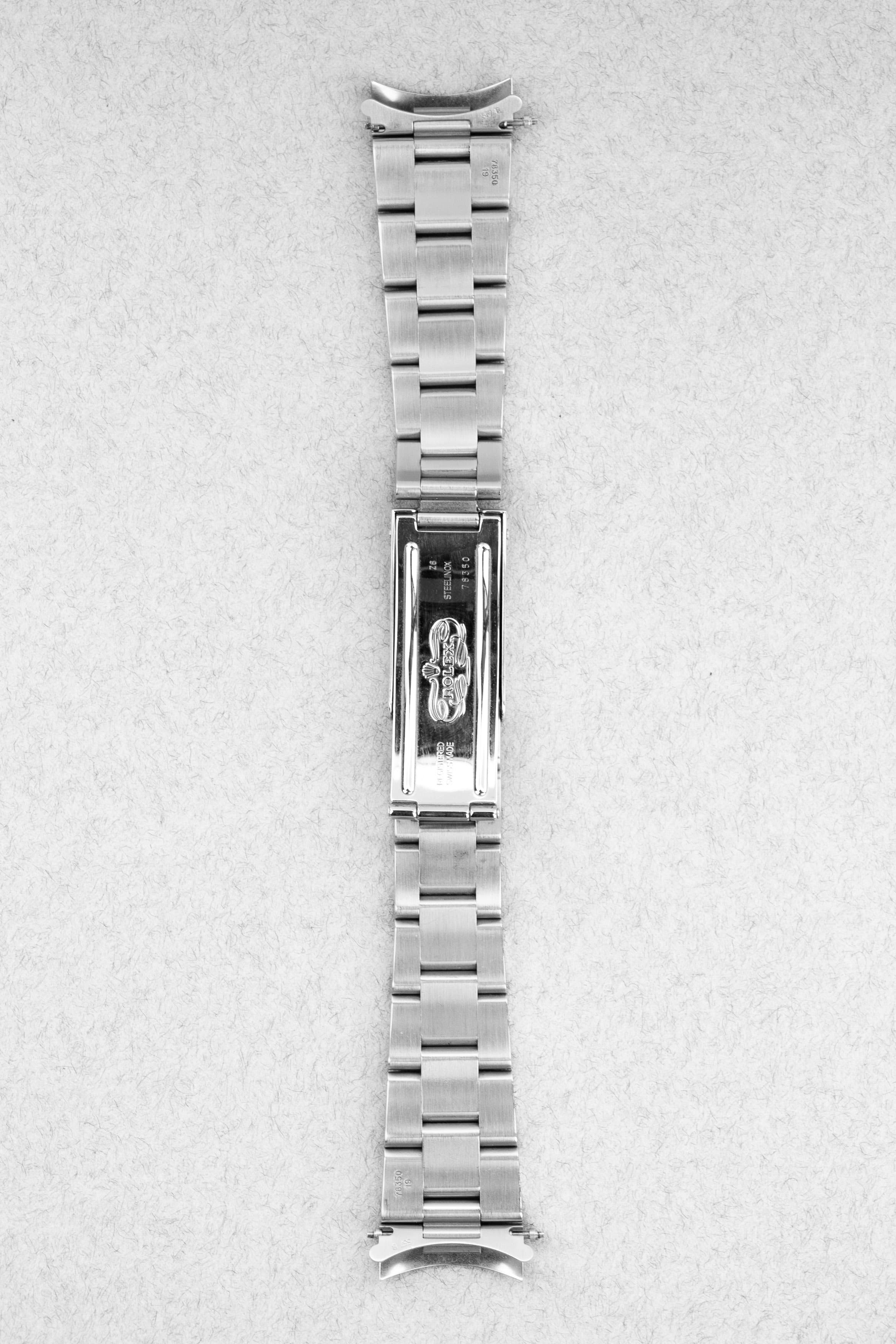 L1DU Rolex Air-King 14000 de 1997 – Cadran bleu « Explorer 3-6-9 » - Bracelet Back