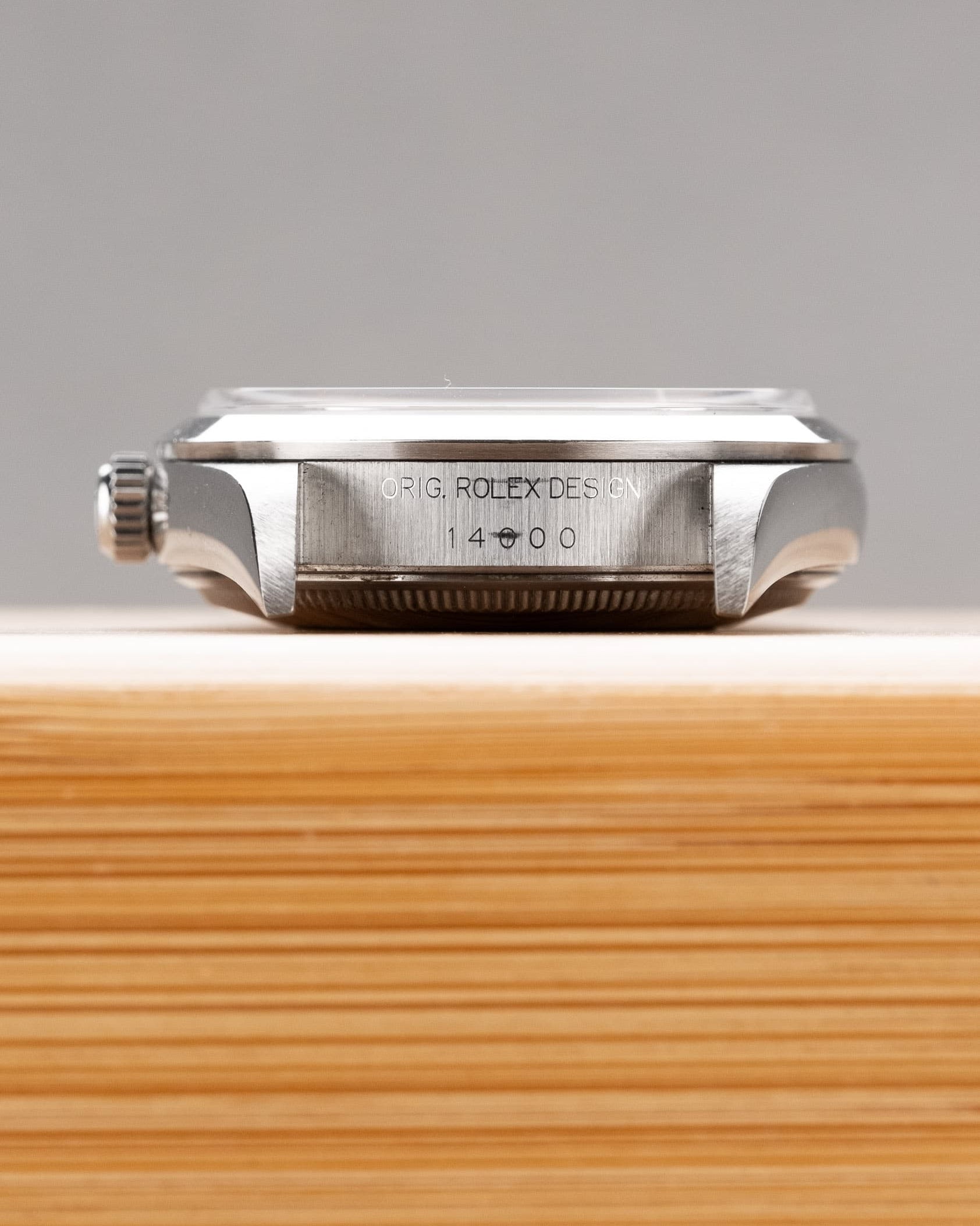 L1DU Rolex Air-King 14000 de 1997 – Cadran bleu « Explorer 3-6-9 » - Lugs - Reference