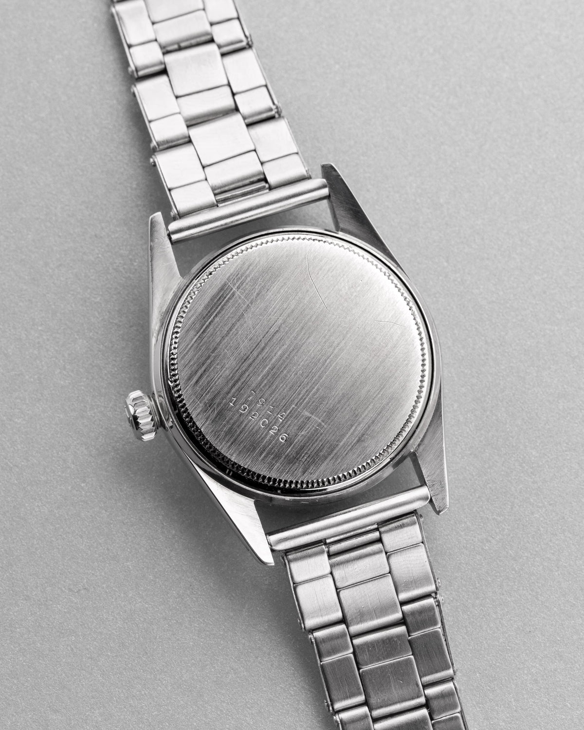 L8YQ Tudor Prince Oysterdate réf. 7914 de 1957 – Cadran « Honeycomb » Radium et Date Roulette - Back