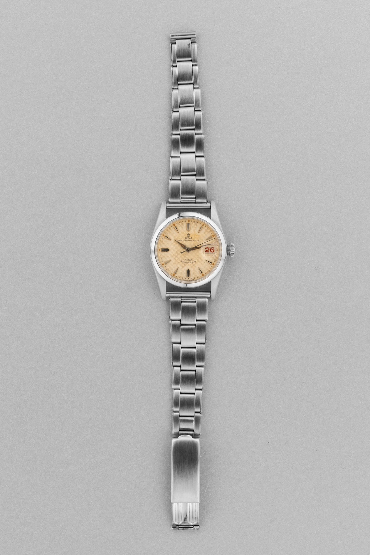 L8YQ Tudor Prince Oysterdate ref. 7914 1957년식 – 「Honeycomb」 라듐 다이얼과 「Roulette」 데이트 - 전체