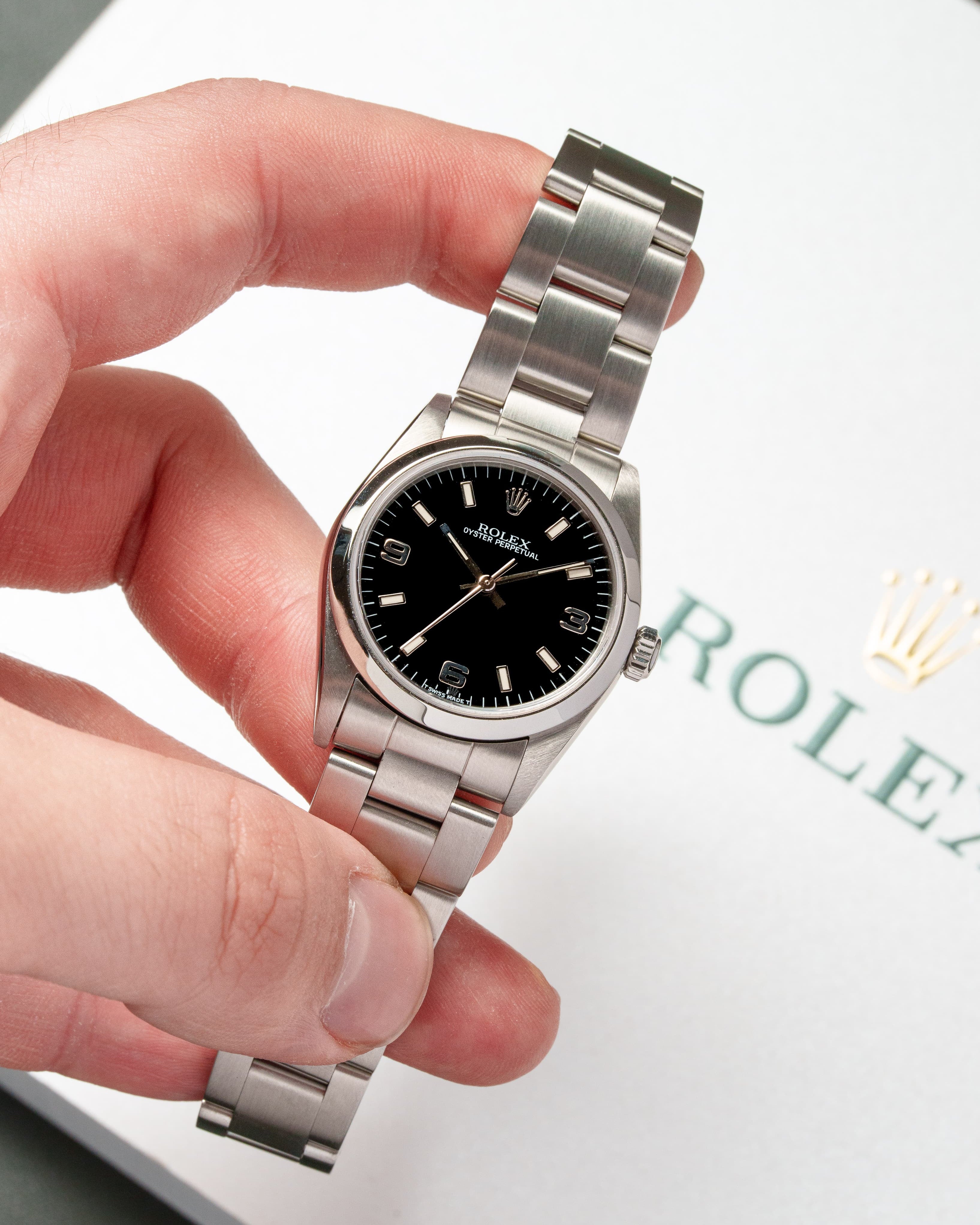 LDVZ Rolex Oyster Perpetual 31 ref. 77080 del 1999 – Quadrante nero « Explorer 3-6-9 » - Panoramica