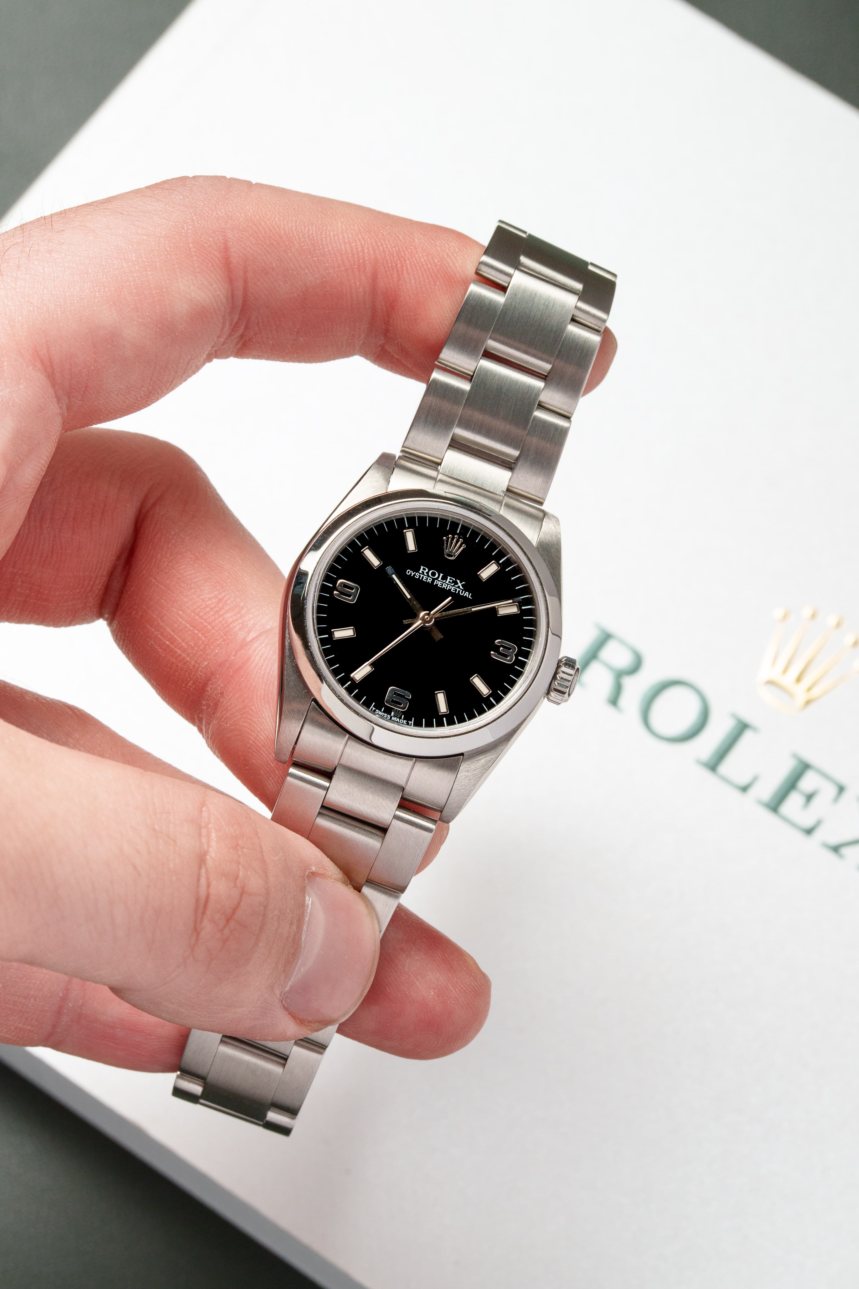 LDVZ Rolex Oyster Perpetual 31 ref. 77080 del 1999 – Quadrante nero « Explorer 3-6-9 » - Panoramica