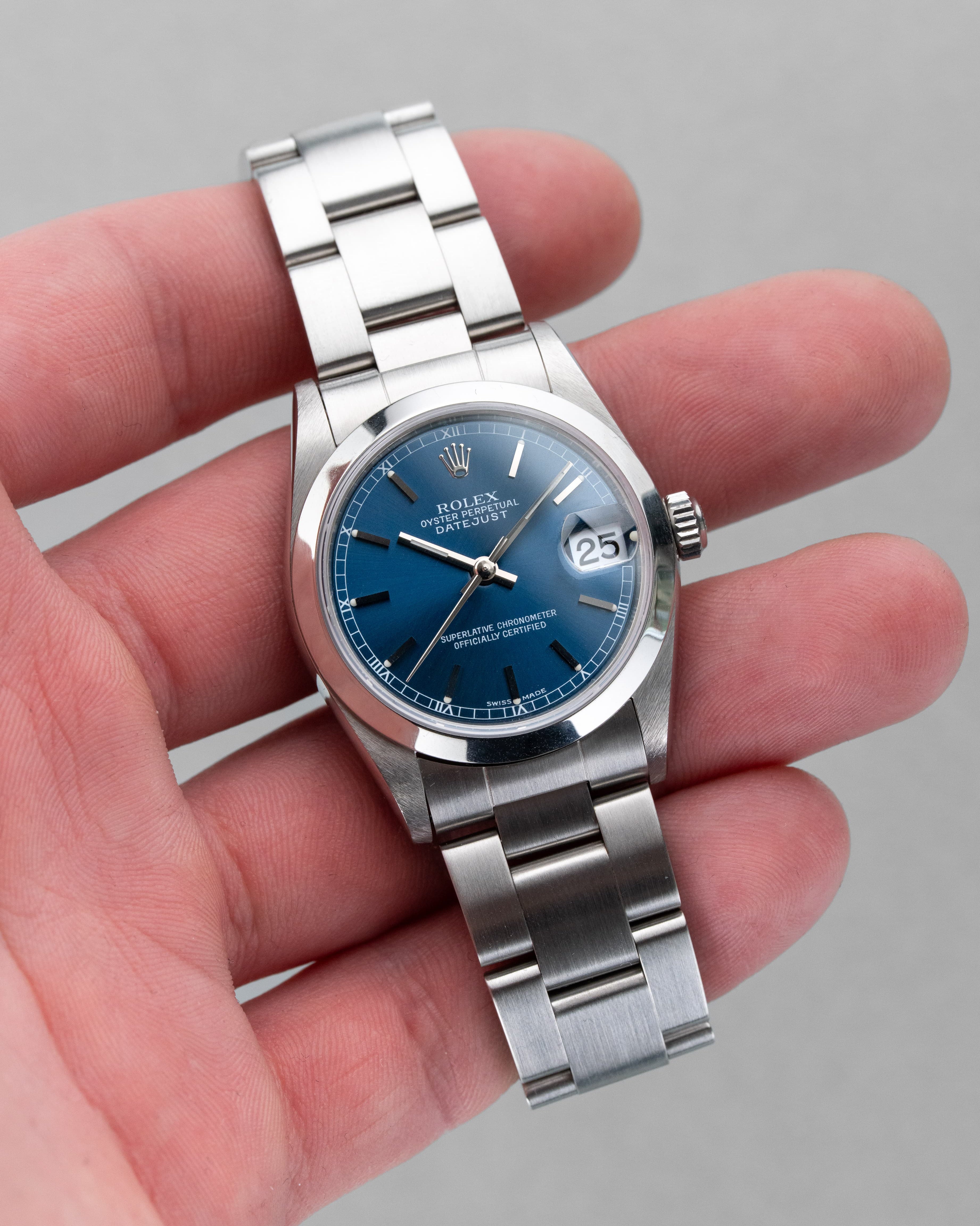 LENC Rolex Datejust 31 réf. 78240 de 2000 – Cadran bleu, Parfait état, Sticker Rolex d’origine - Lifestyle