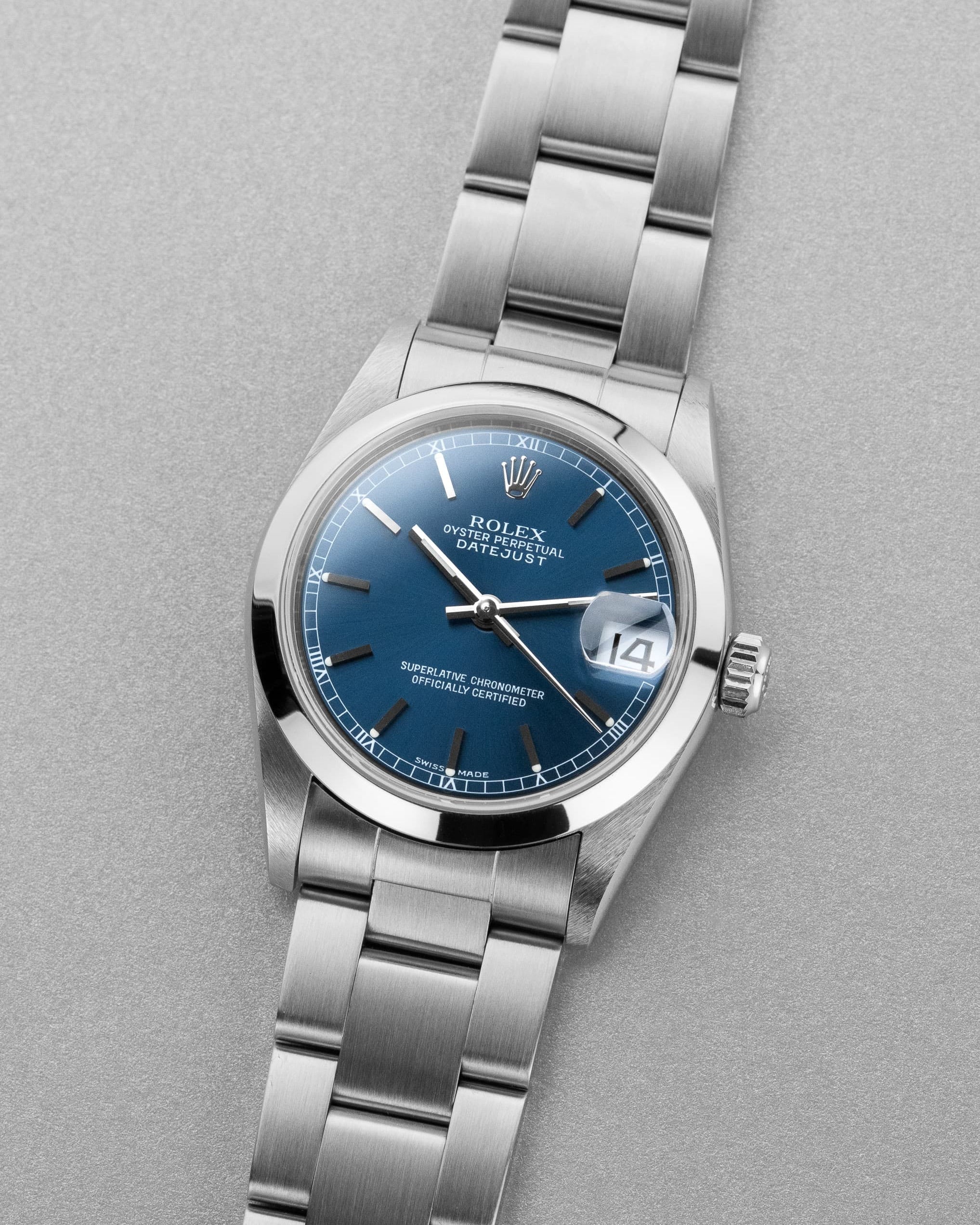 LENC Rolex Datejust 31 réf. 78240 de 2000 – Cadran bleu, Parfait état, Sticker Rolex d’origine - Three Quarters